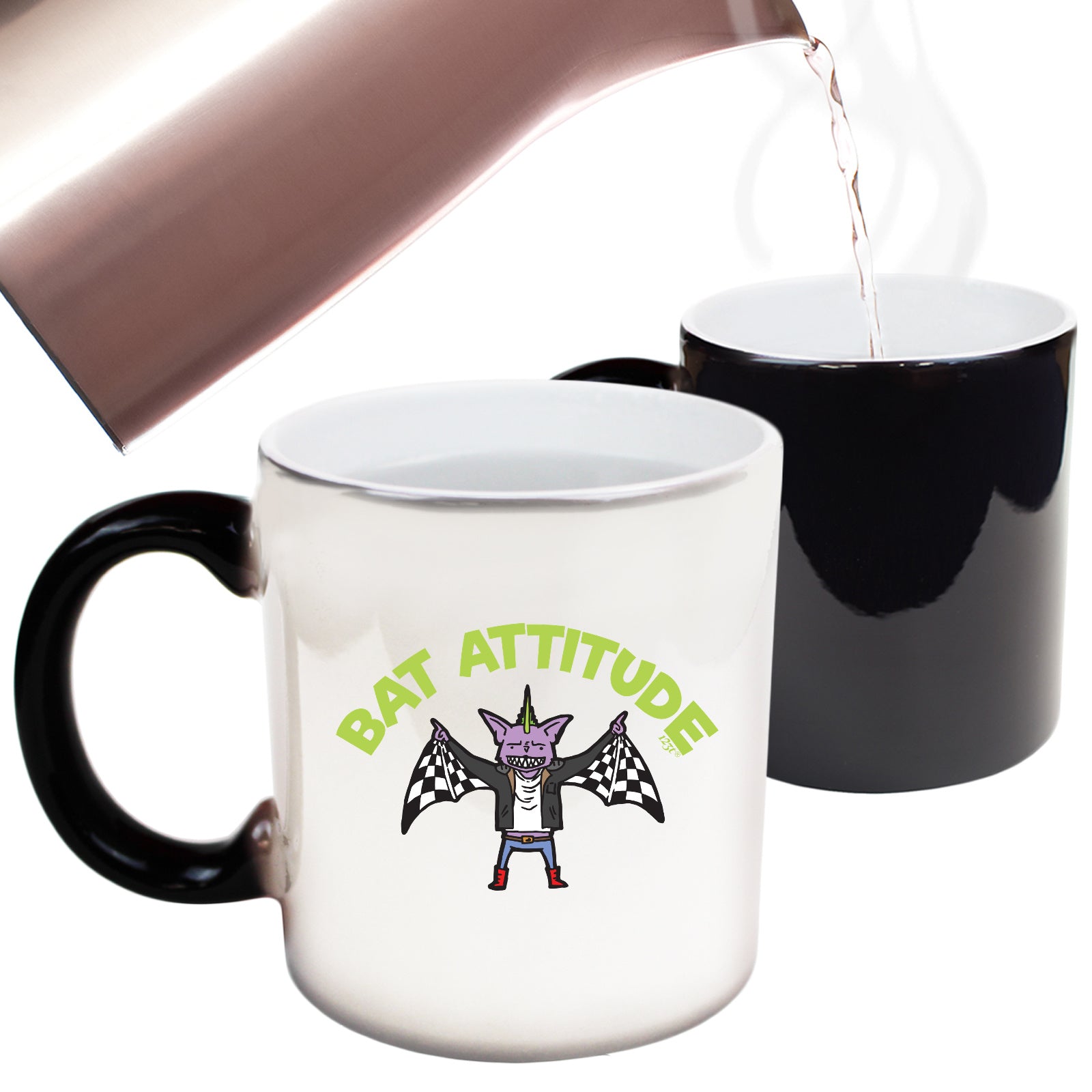 Bat Attitude - Funny Colour Changing Mug