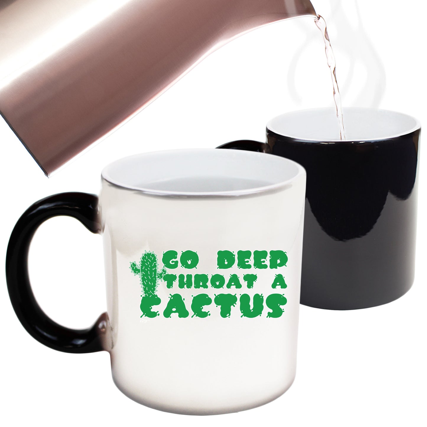 Go Deep Throat A Cactus - Funny Colour Changing Mug