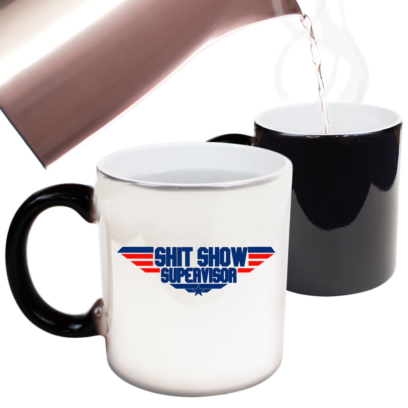 Shit Show Supervisor Logo - Funny Colour Changing Mug