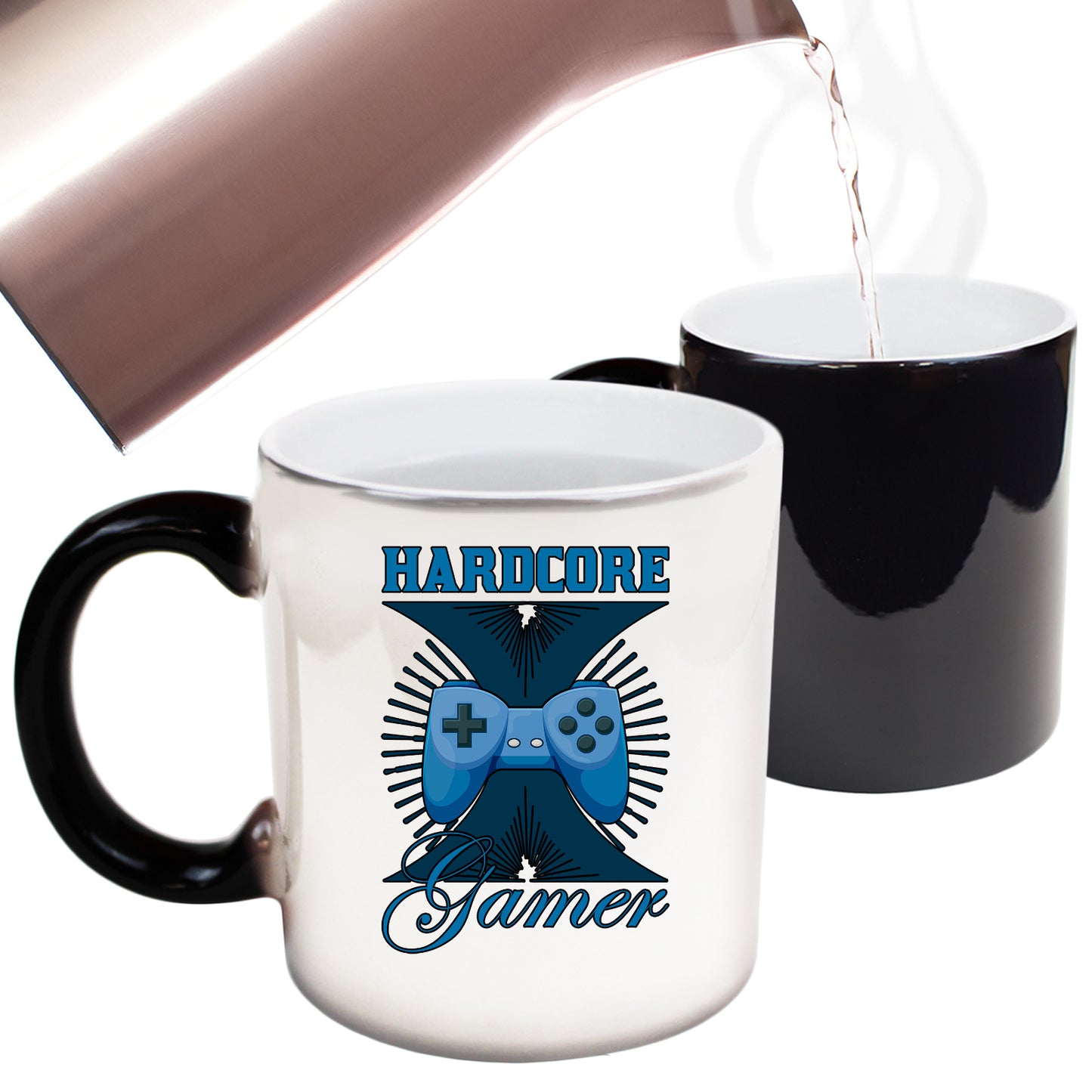 Hardcore Gamer Game - Funny Colour Changing Mug