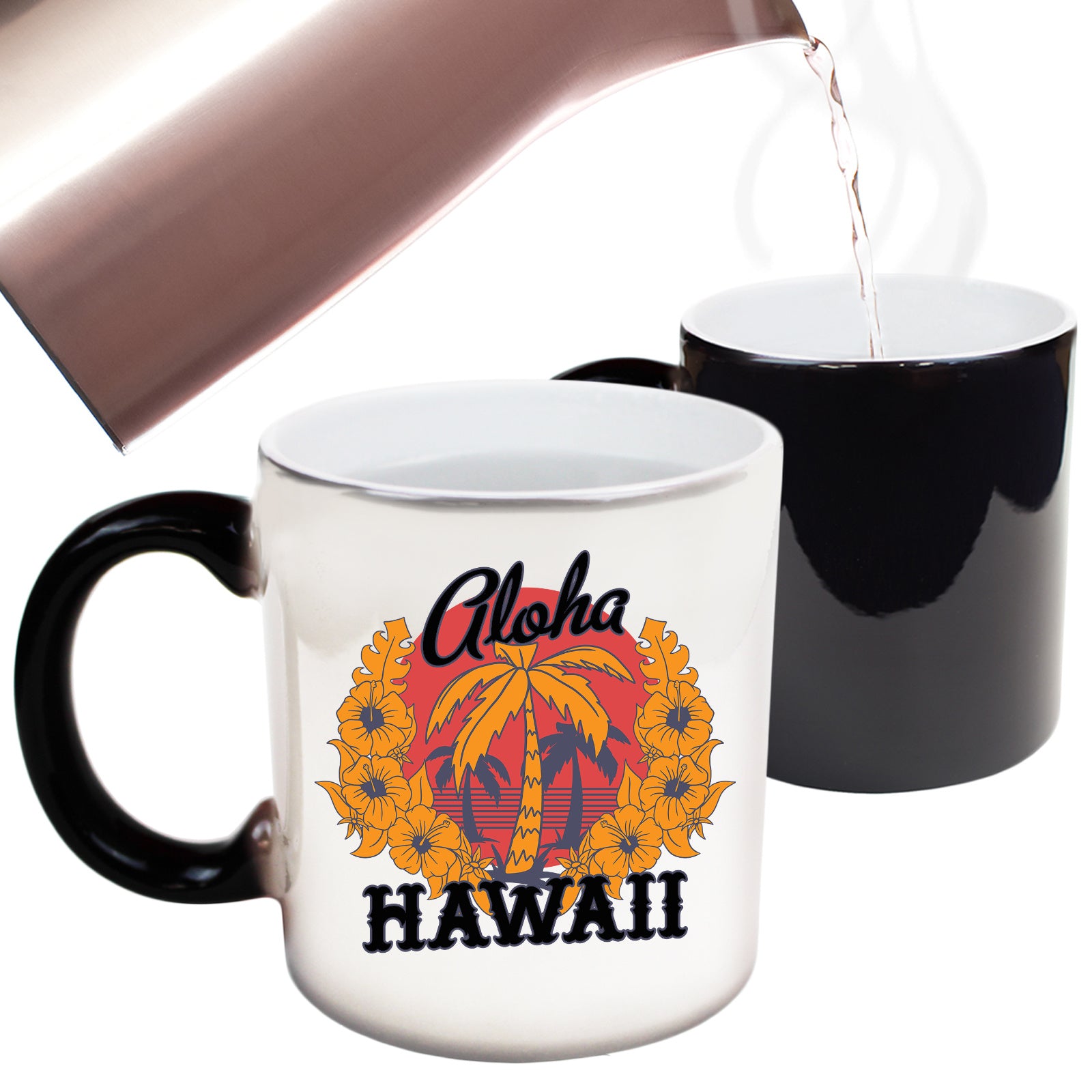 Aloha Hawaii Beach Fashion - Funny Colour Changing Mug