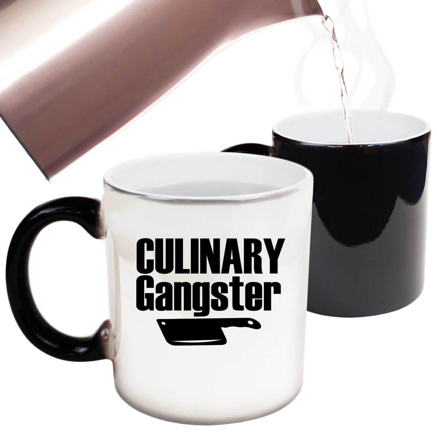 Culinary Gangster Knife V3 - Funny Colour Changing Mug