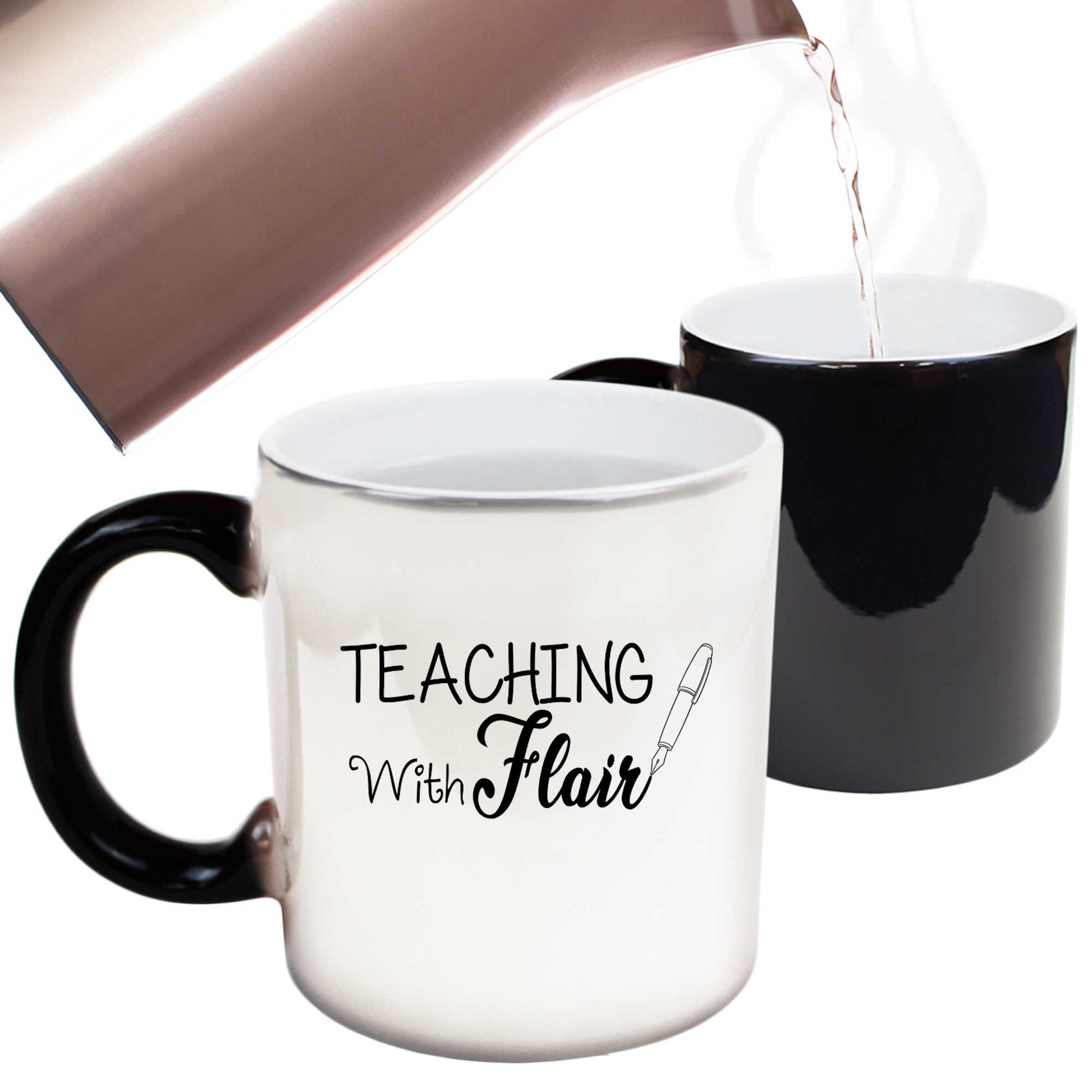 Teaching With Flair Teacher School - Funny Colour Changing Mug