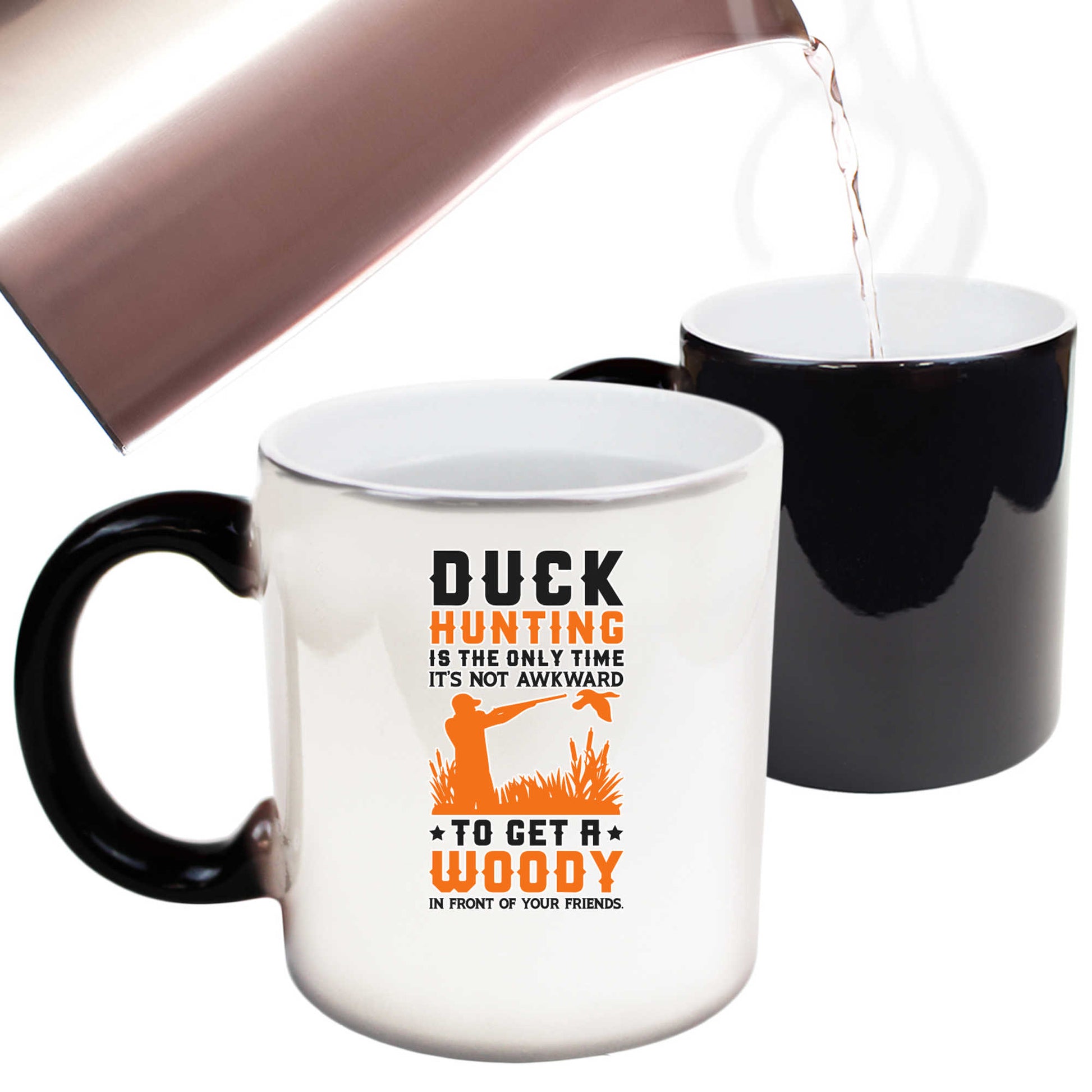 Duck Hunting Is The Only Time Its Not Awkward - Funny Colour Changing Mug