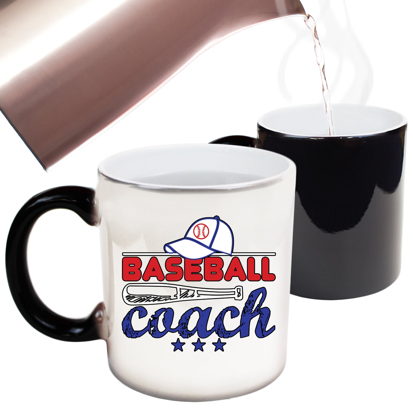 Baseball Coach Sports - Funny Colour Changing Mug