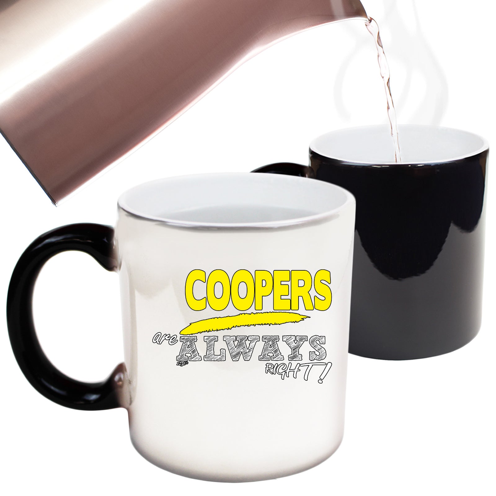 Coopers Always Right - Funny Colour Changing Mug