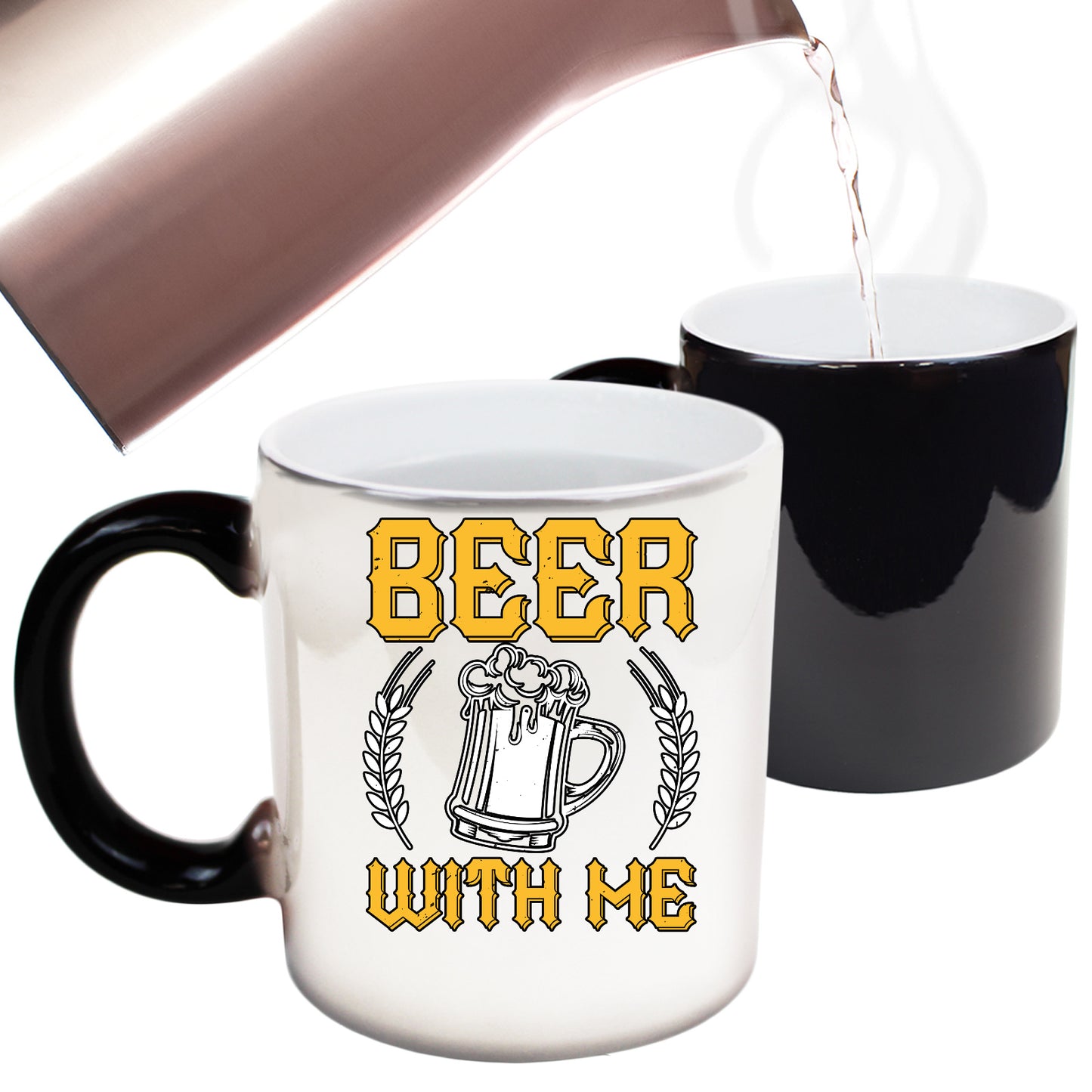 Beer With Me - Funny Colour Changing Mug