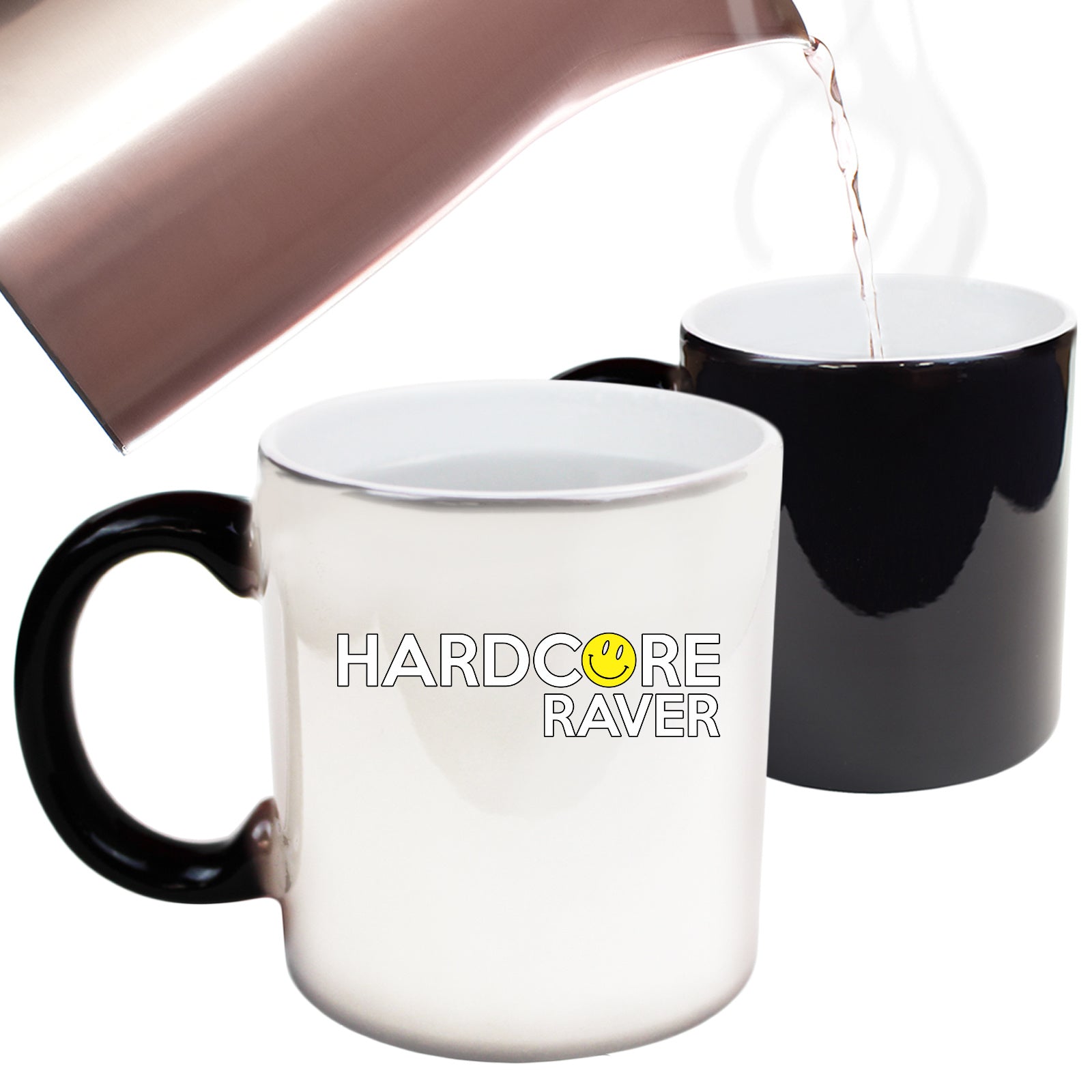 Hardcore Raver Smile - Funny Colour Changing Mug