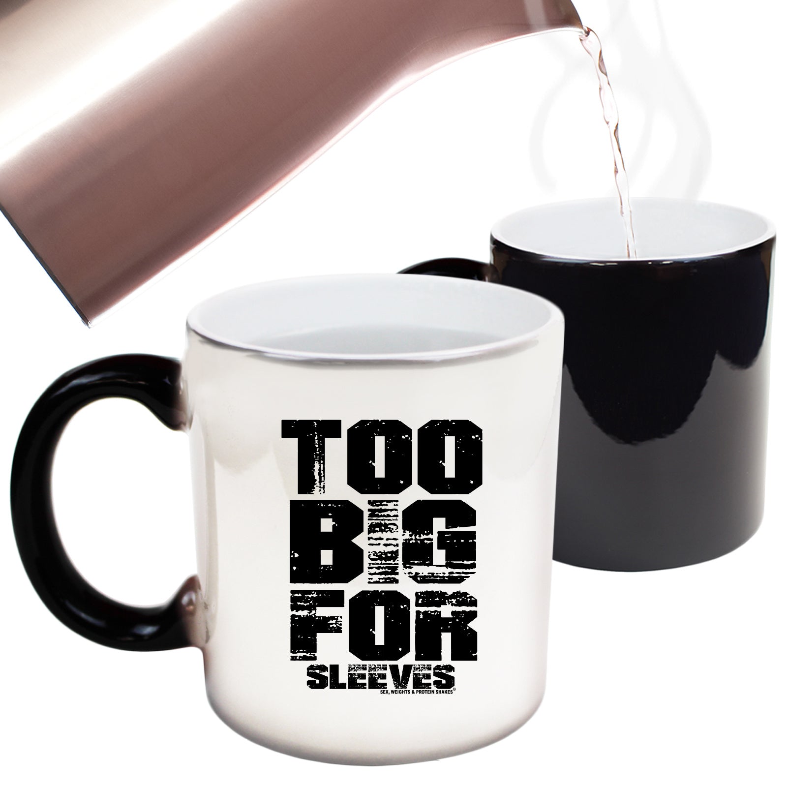 Swps Too Big For Sleeves - Funny Colour Changing Mug