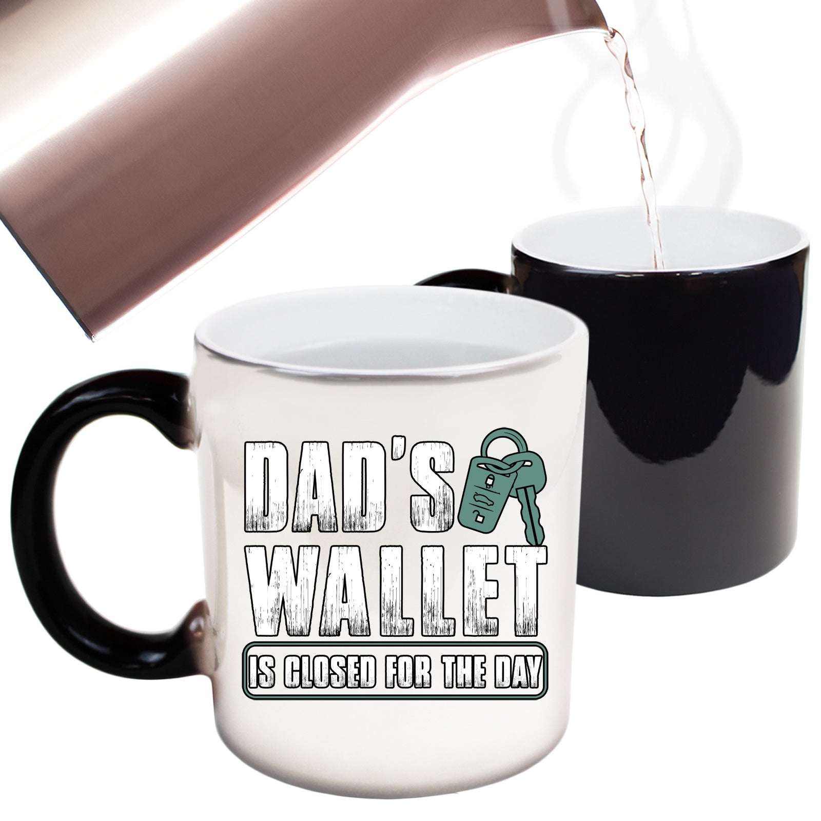 Dads Wallet Is Closed For The Day Dad Father Daddy - Funny Colour Changing Mug