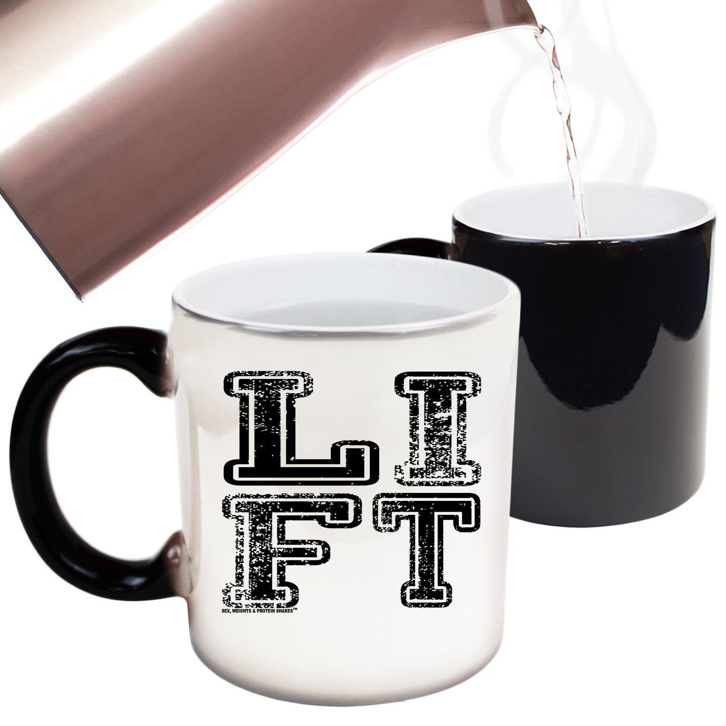 Gym Lift Square - Funny Colour Changing Mug