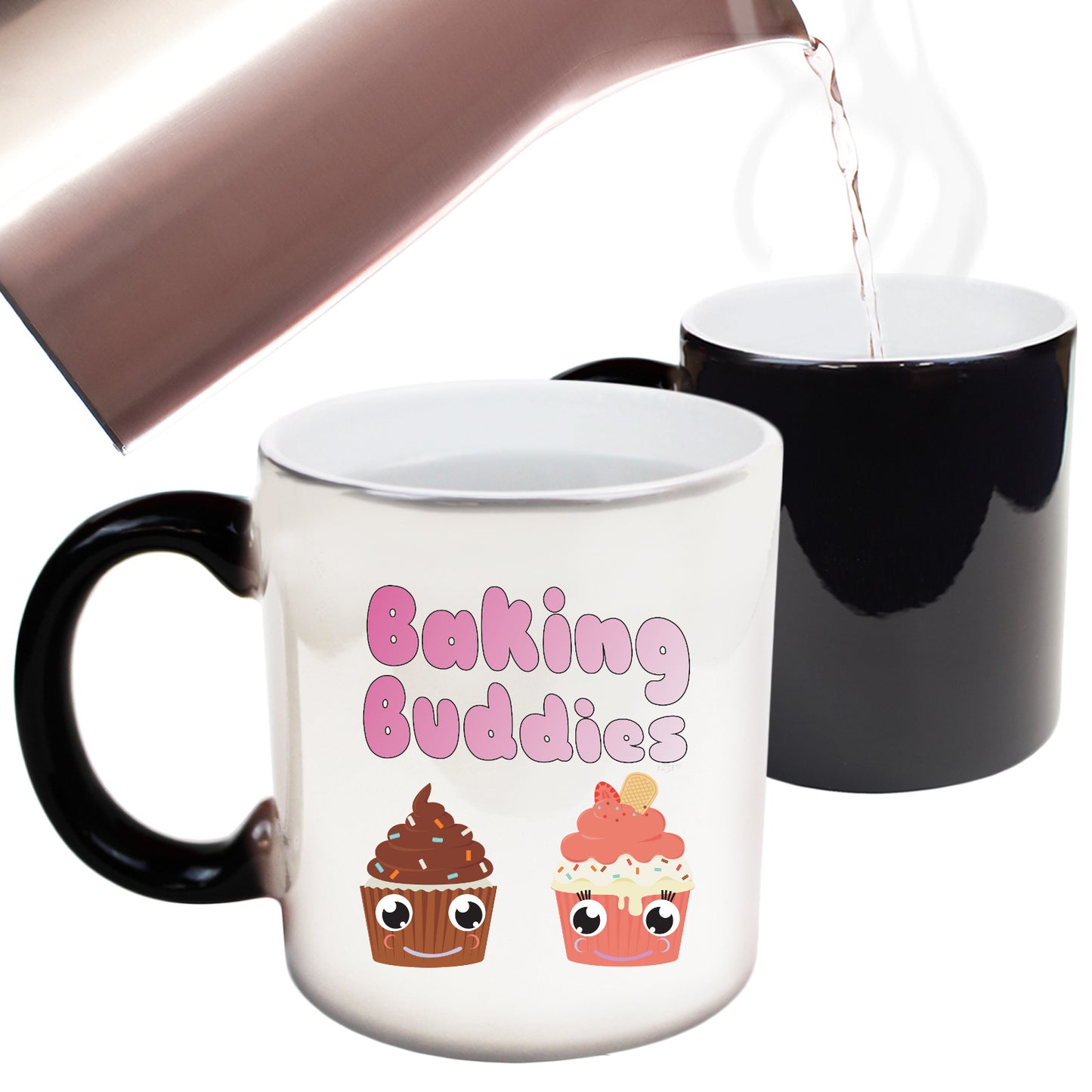 Baking Buddies Cup Cakes - Funny Colour Changing Mug