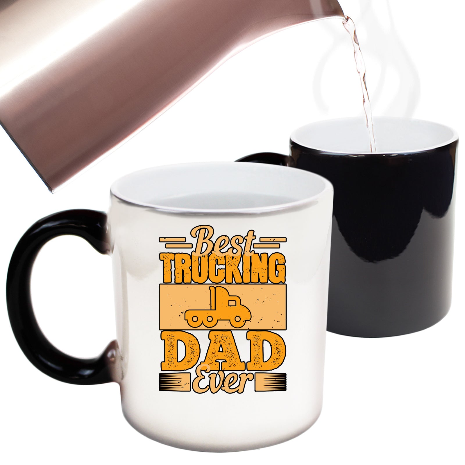 Best Trucking Dad Ever Truck Driver - Funny Colour Changing Mug