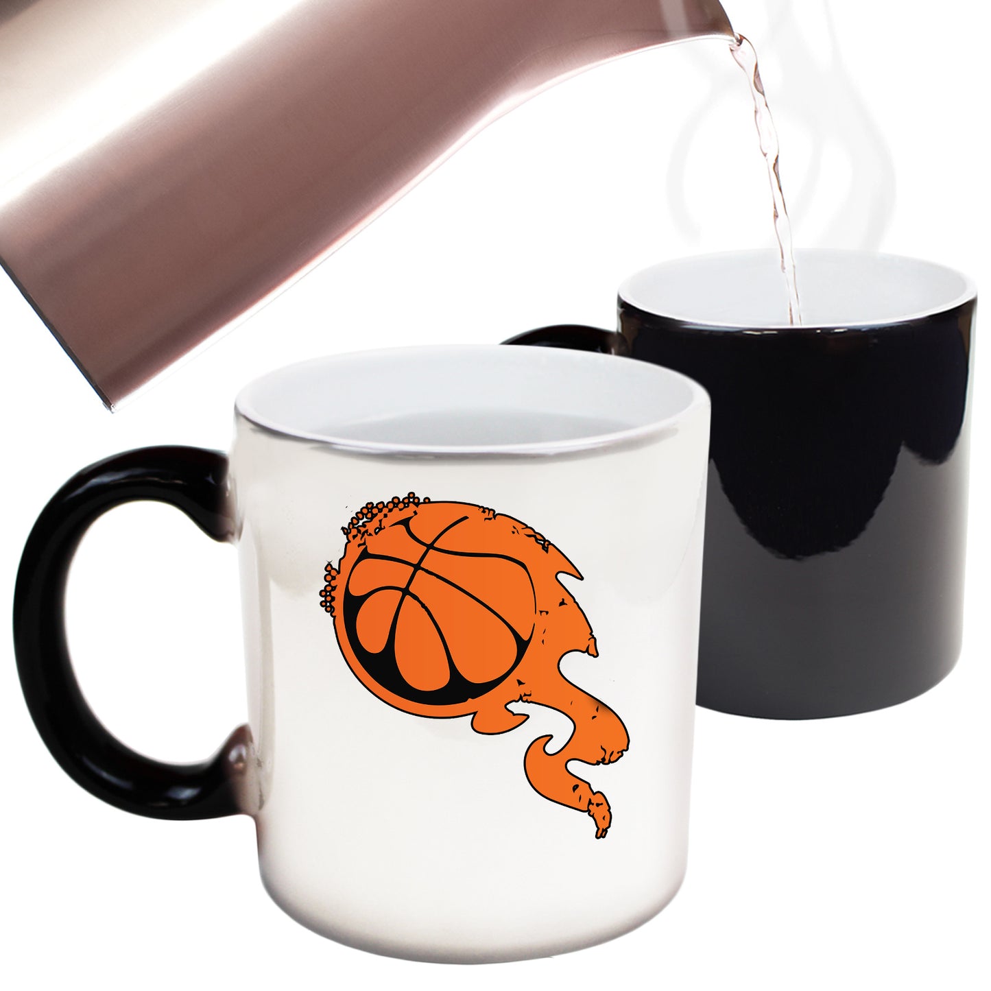 Basketball Flaming Fashion - Funny Colour Changing Mug