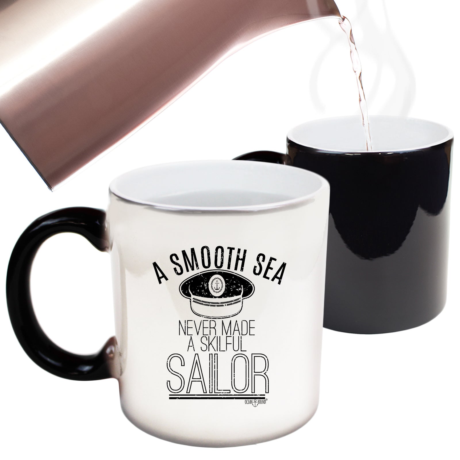 Ob A Smooth Sea Never Made A Skilful Sailor - Funny Colour Changing Mug