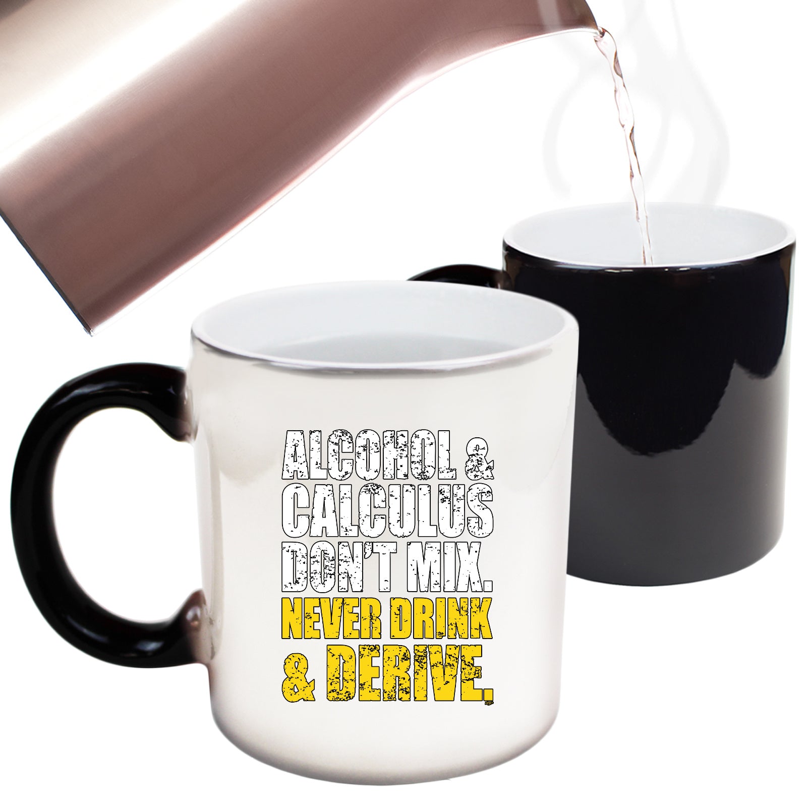 Alcohol And Calculus Dont Mix - Funny Colour Changing Mug