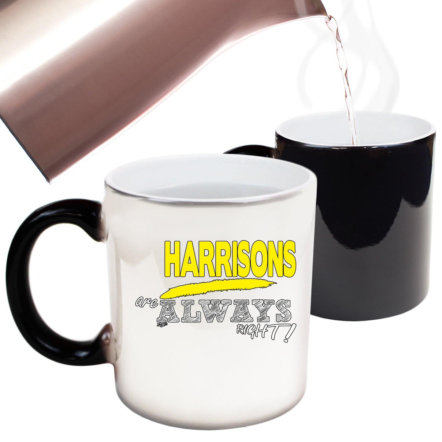 Harrisons Always Right - Funny Colour Changing Mug