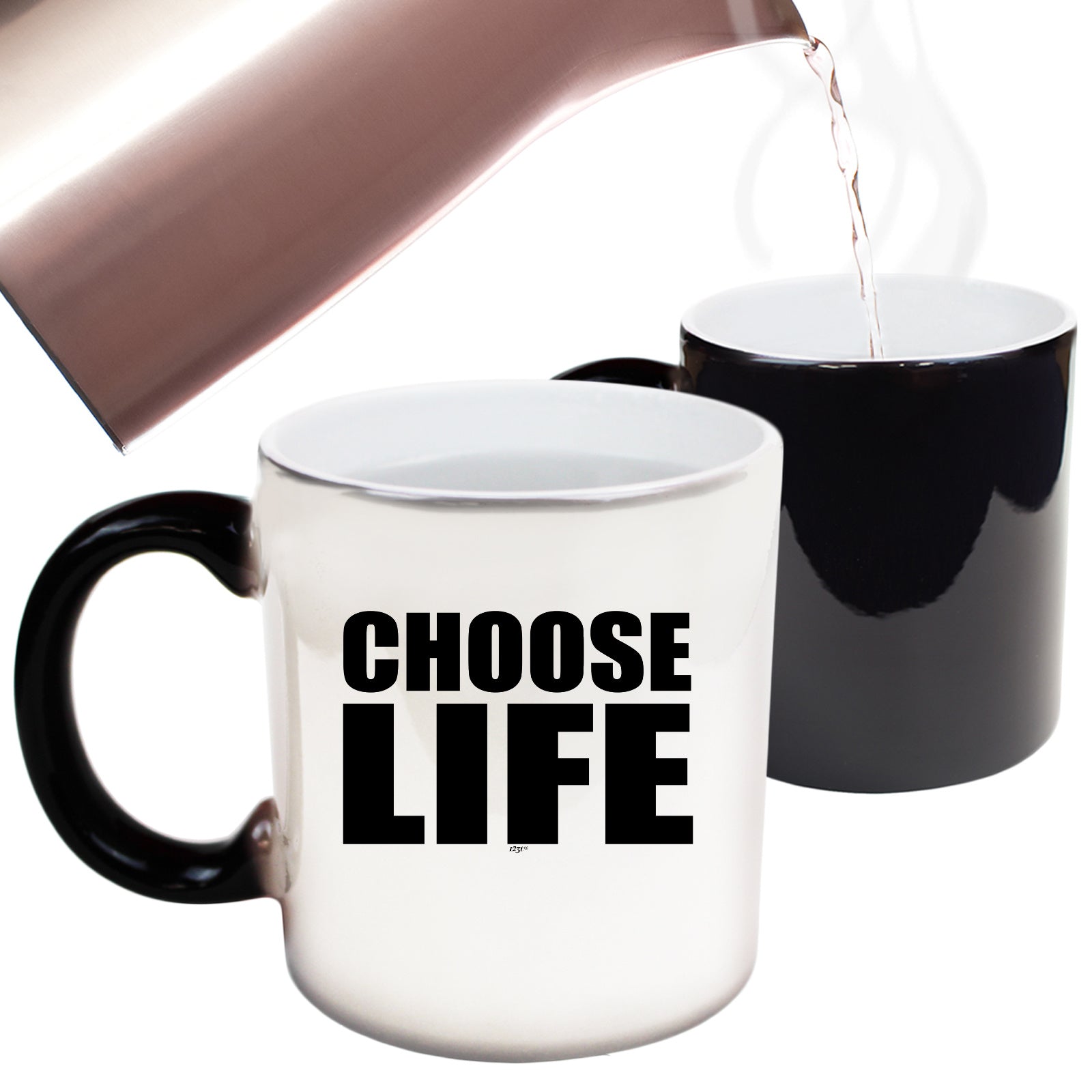 Choose Life White - Funny Colour Changing Mug