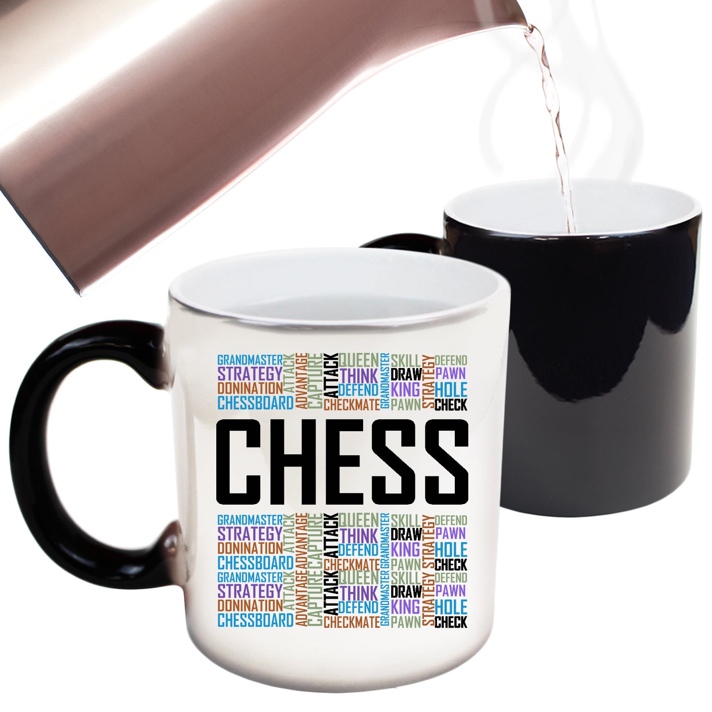 Chess Player Strategy Game Games - Funny Colour Changing Mug