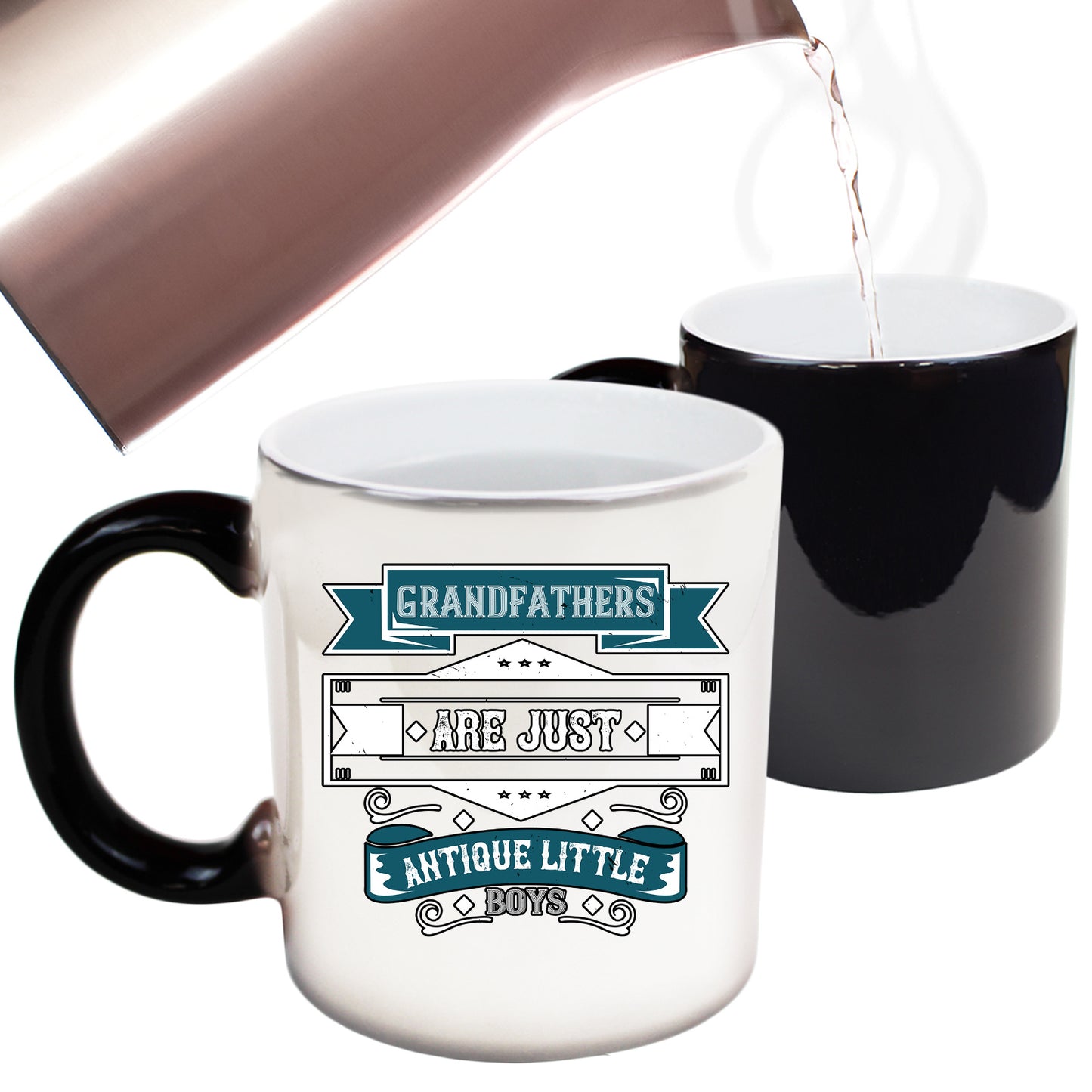 Grandfathers Are Just Antique Little Boys - Funny Colour Changing Mug