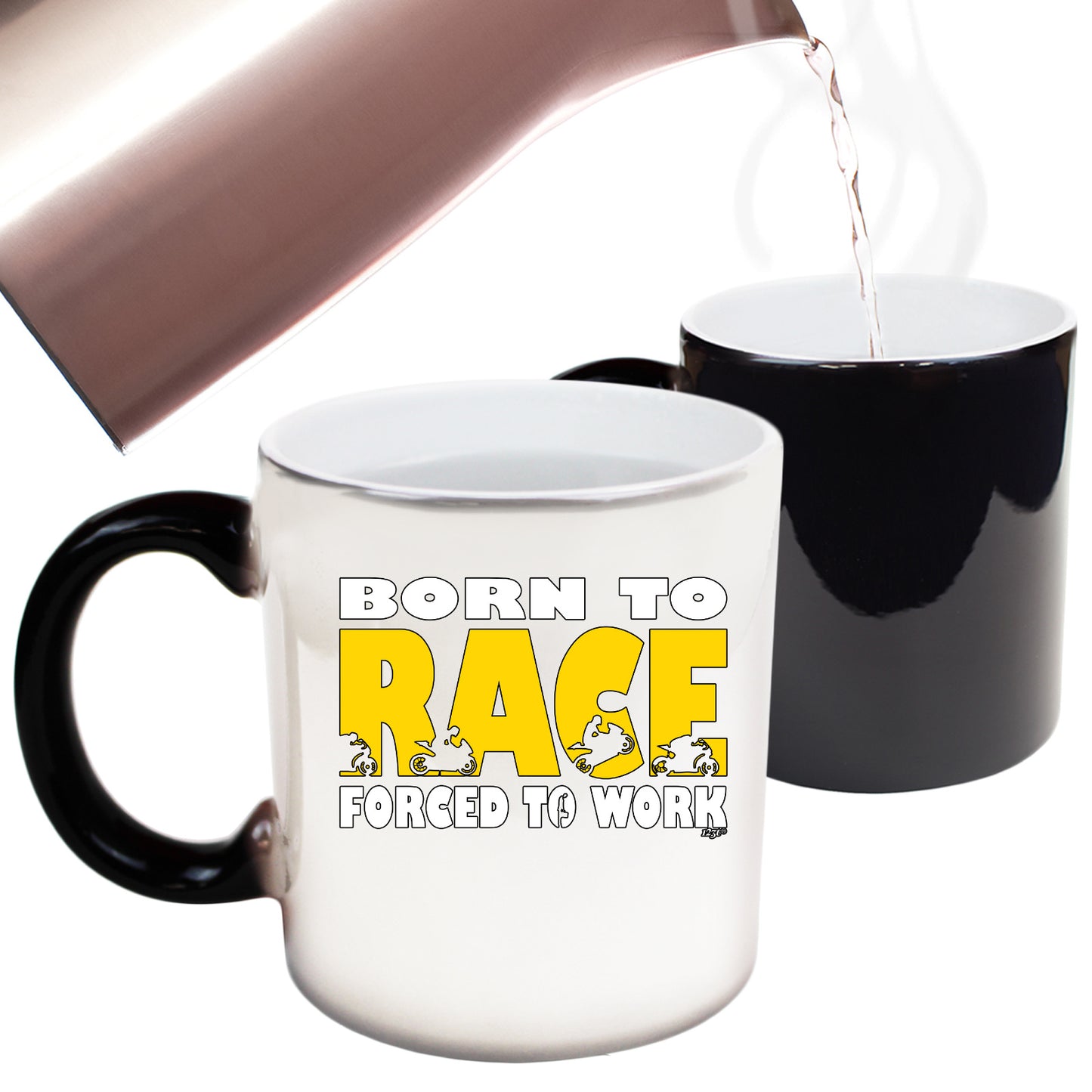 Born To Race - Funny Colour Changing Mug