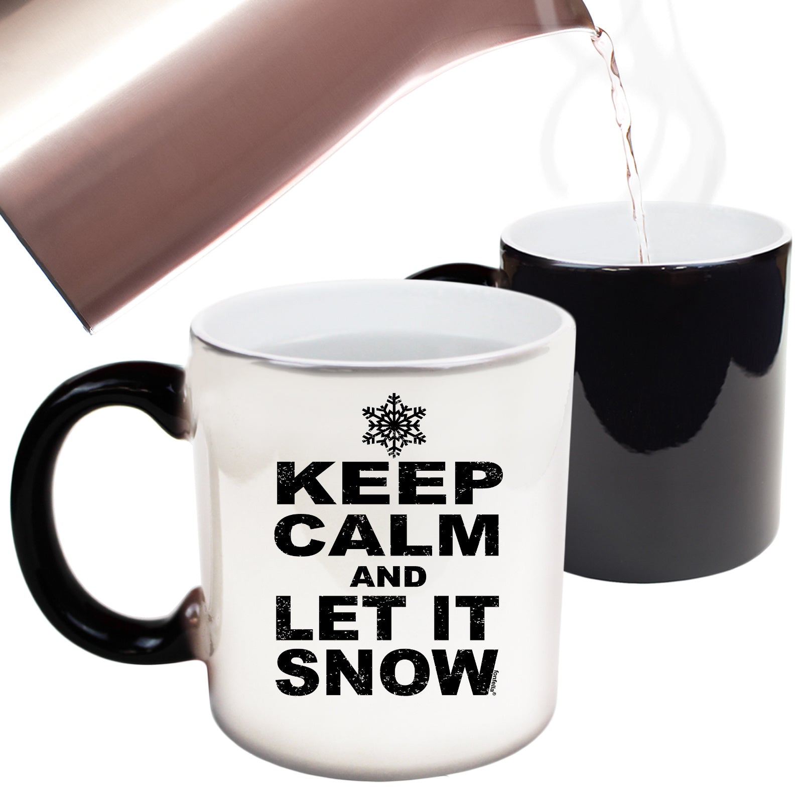 Keep Calm And Let It Snow - Funny Colour Changing Mug