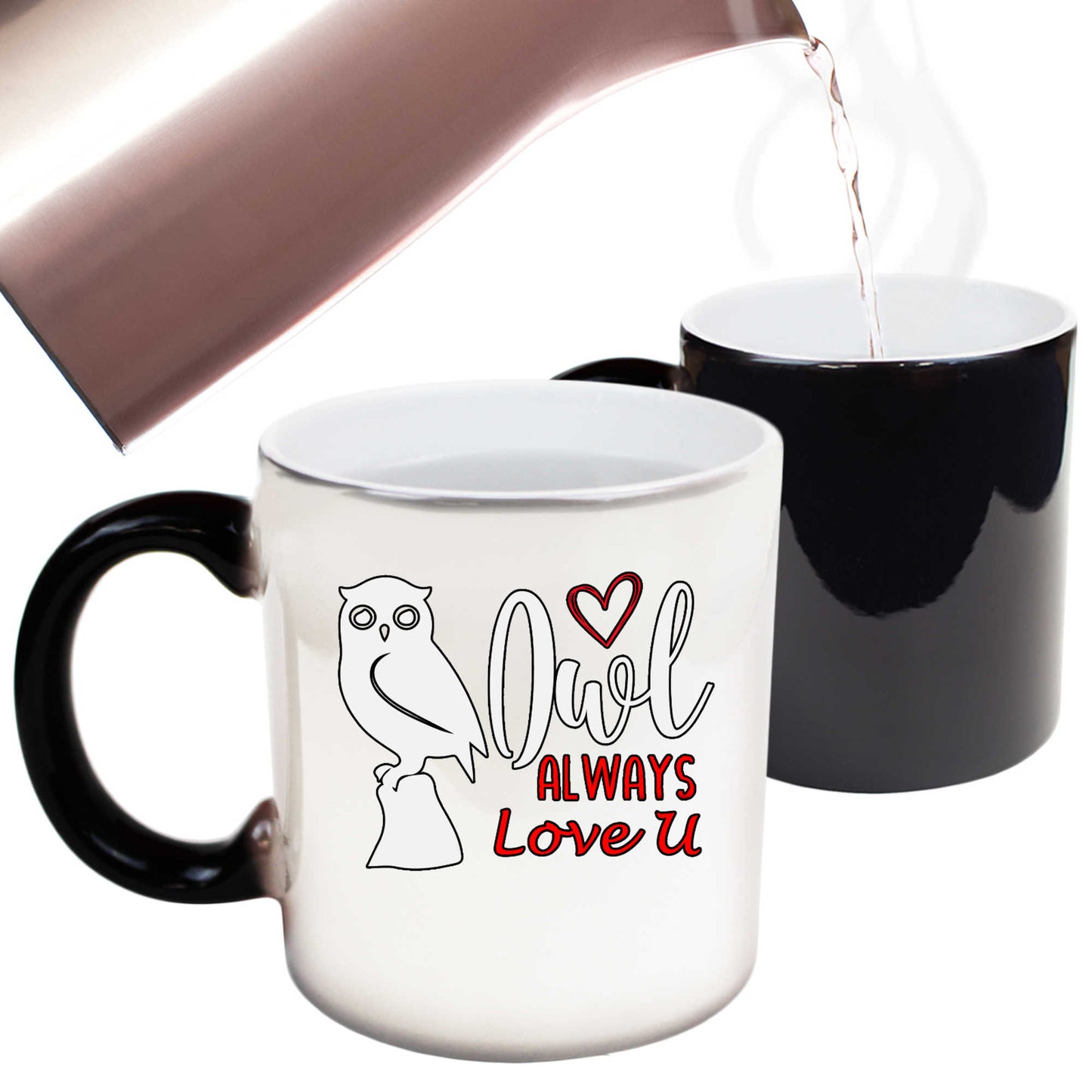 Owl Always Love You Valentines - Funny Colour Changing Mug