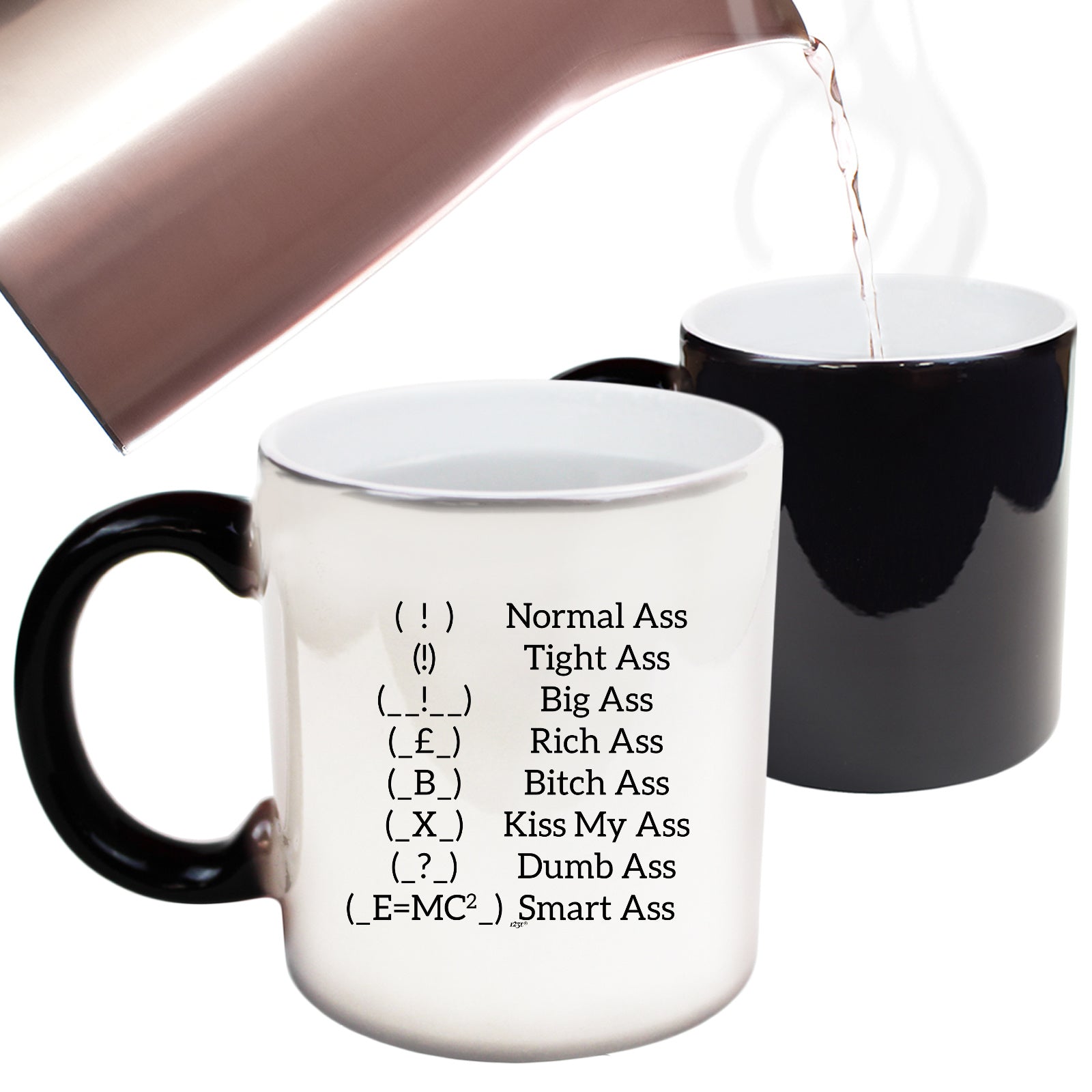 Ass Types - Funny Colour Changing Mug