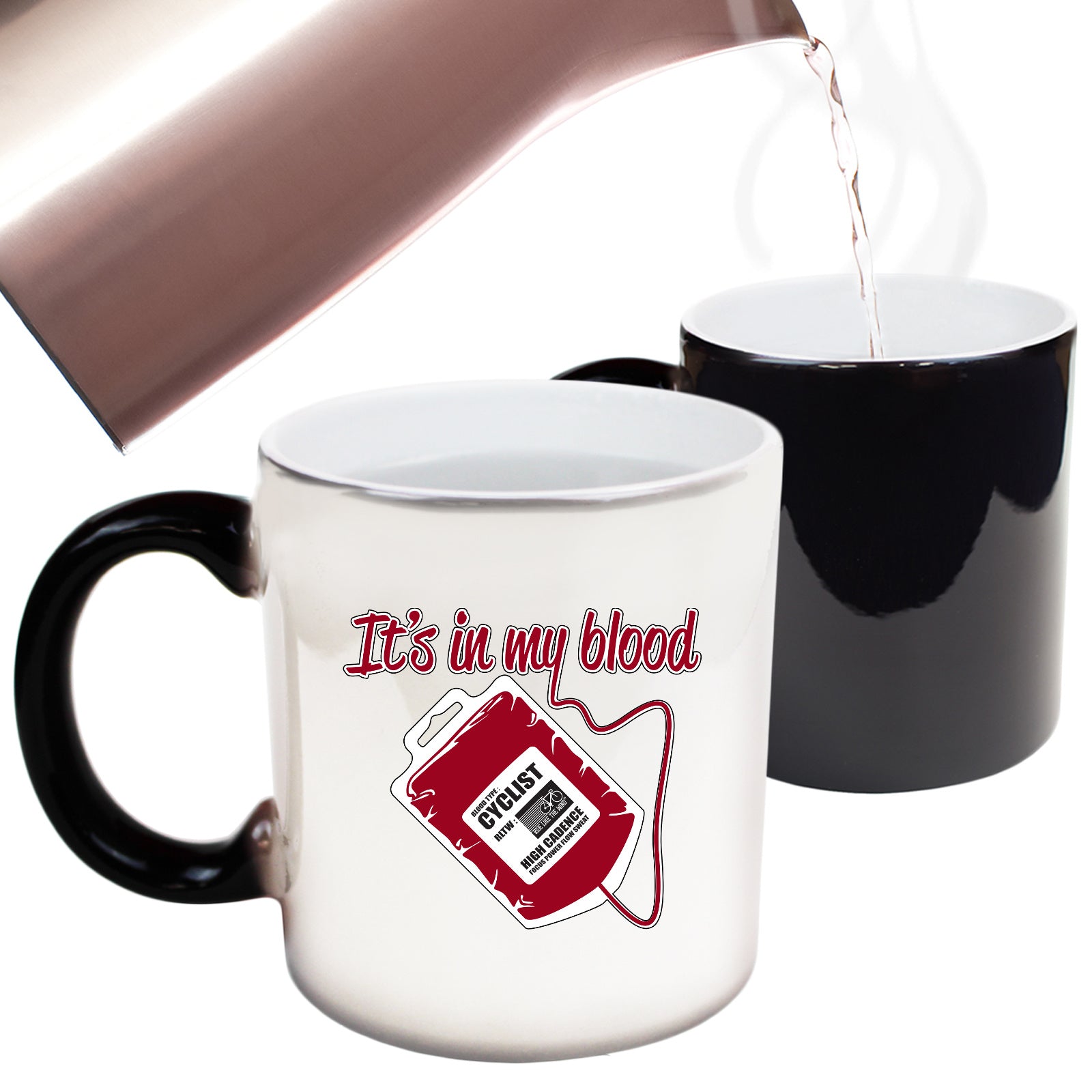 Rltw Its In My Blood - Funny Colour Changing Mug