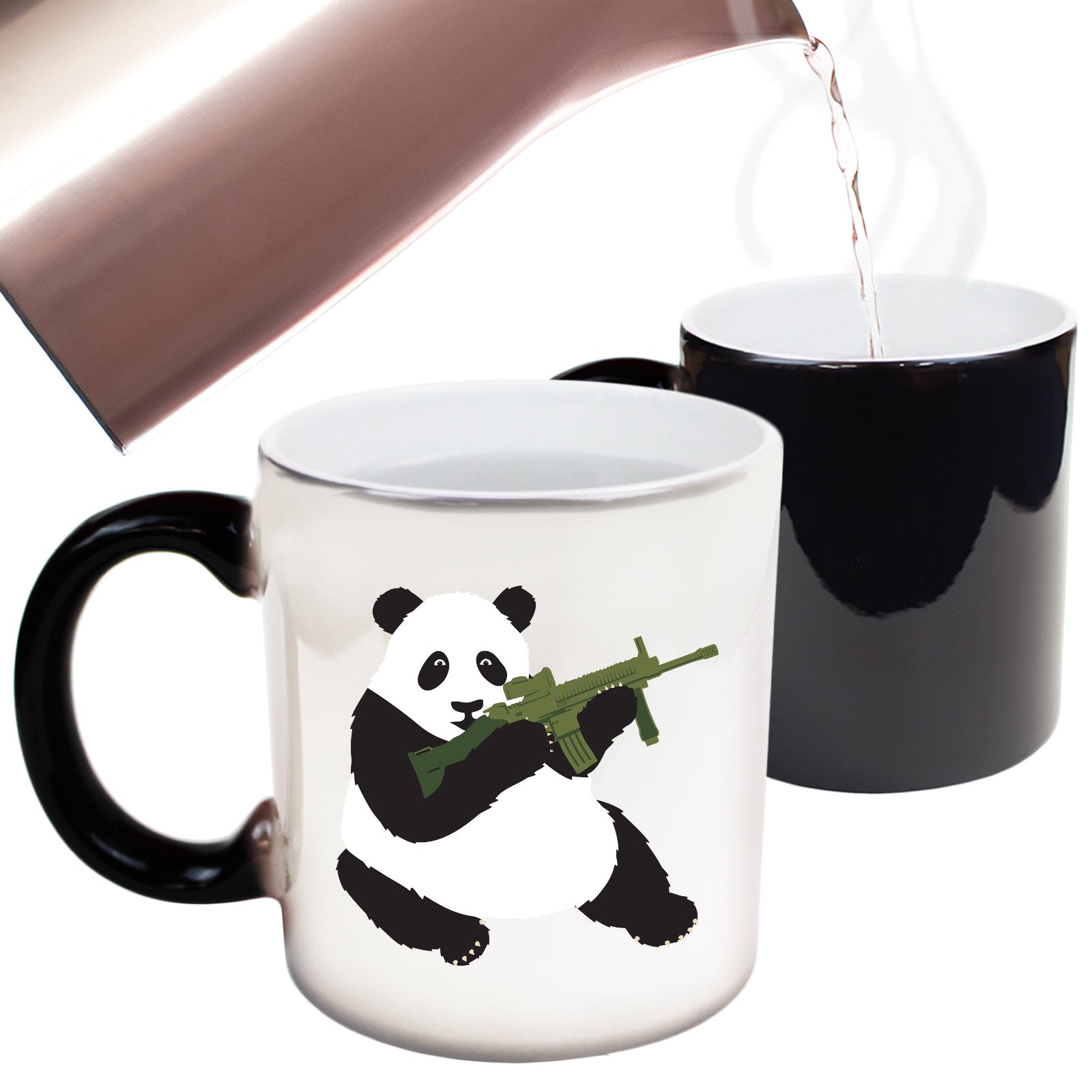 Armed Panda - Funny Colour Changing Mug