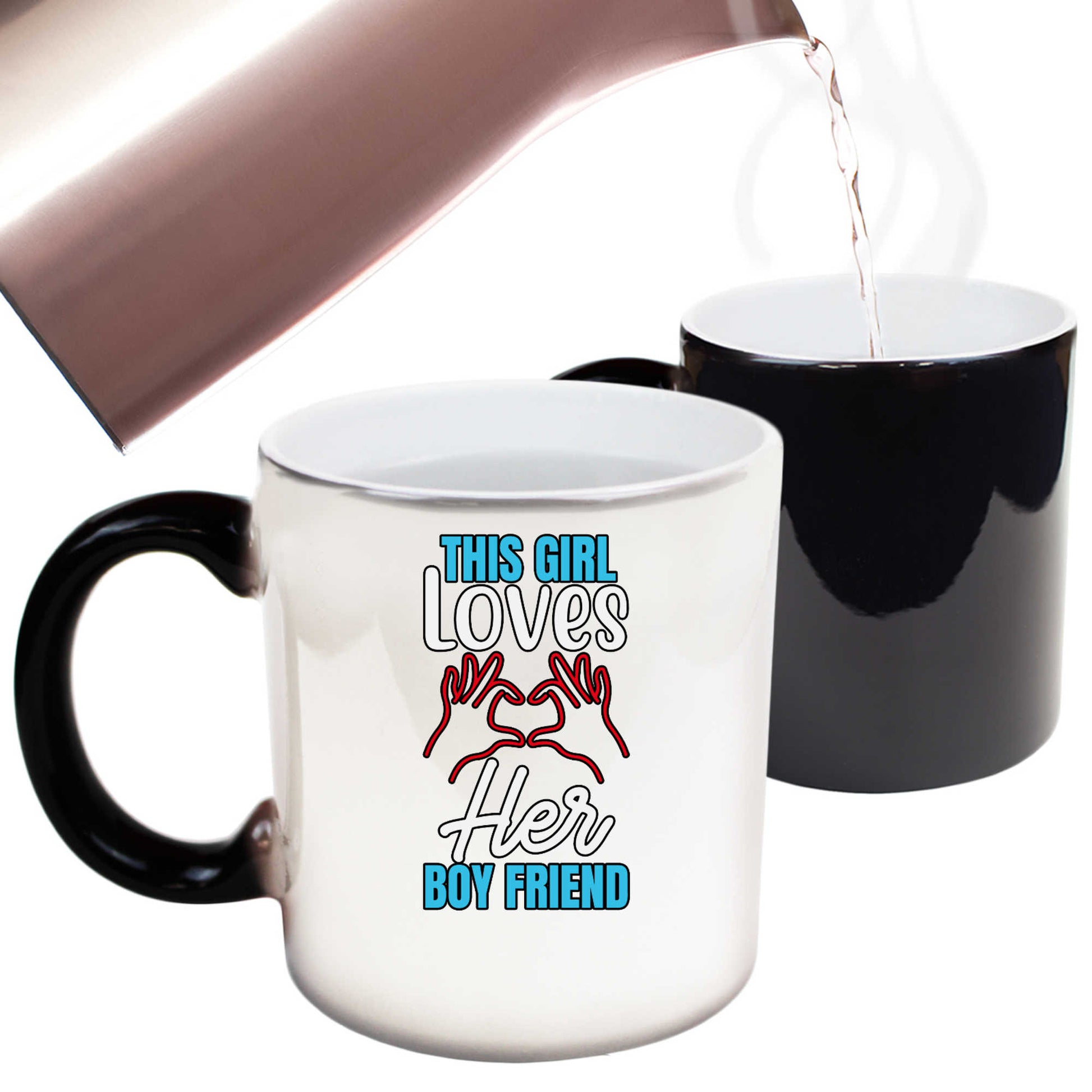 This Girl Loves Her Boy Friend - Funny Colour Changing Mug