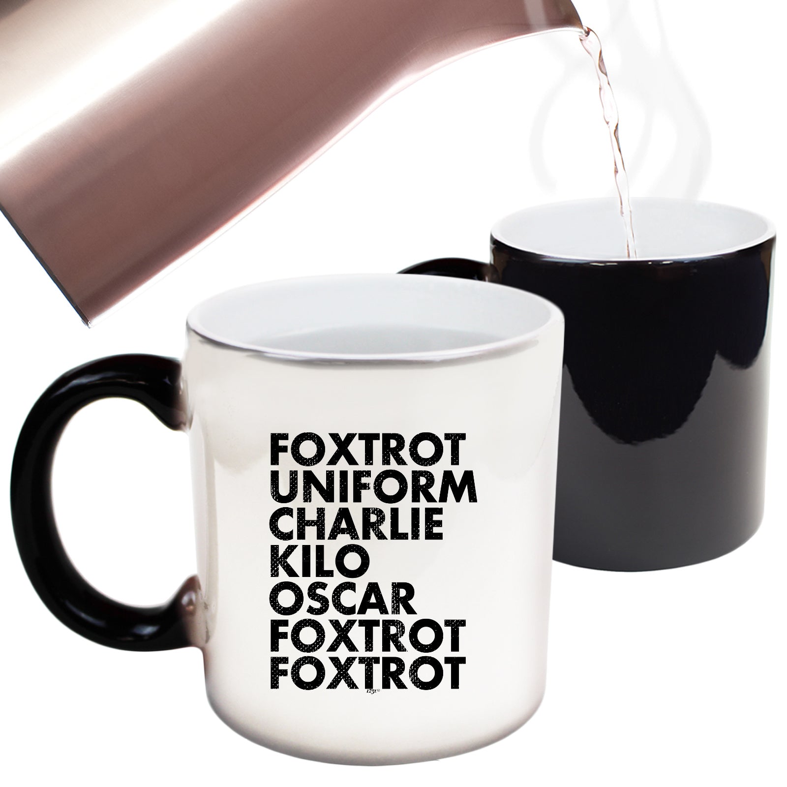 Foxtrot Uniform Charlie Kilo - Funny Colour Changing Mug