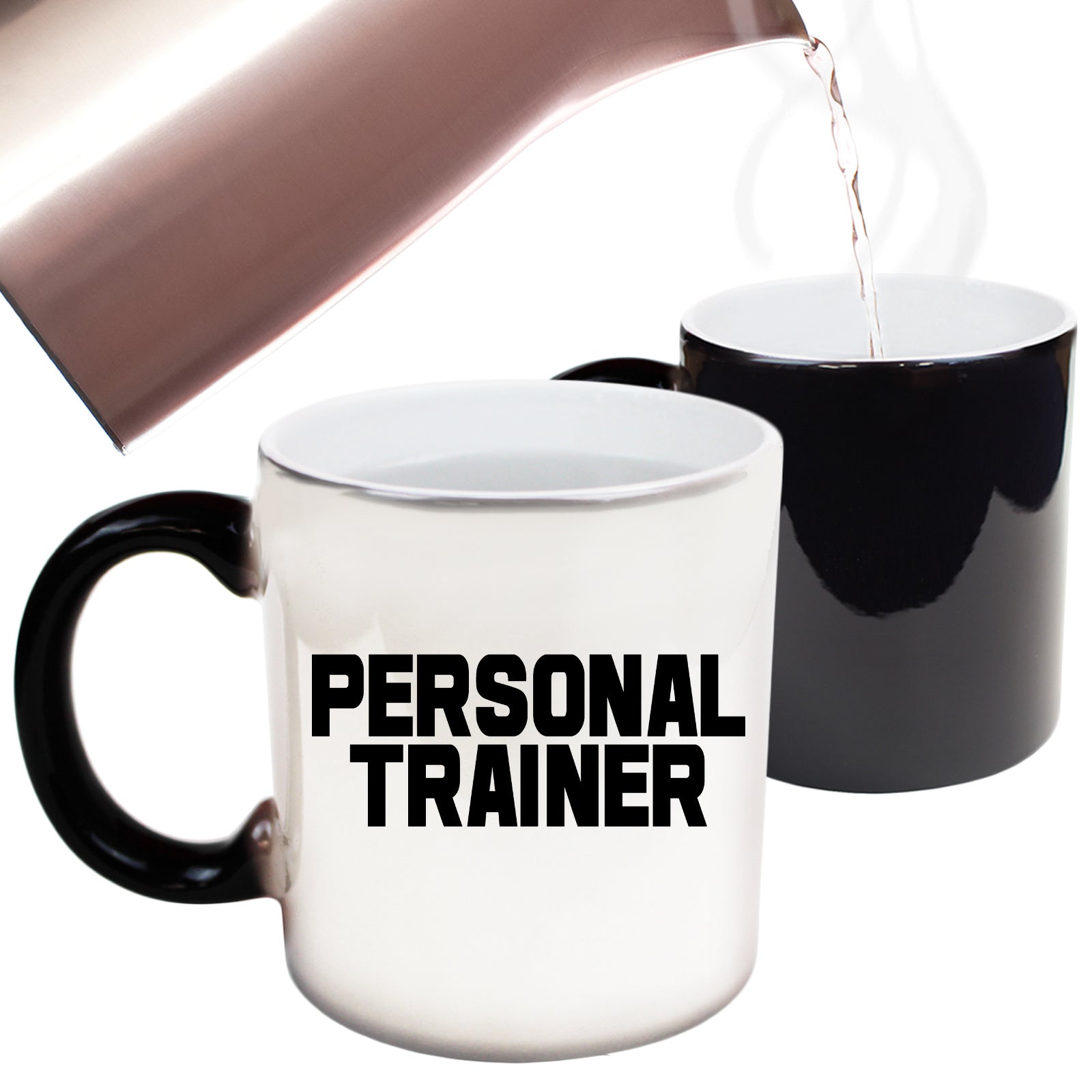 Personal Trainer Large Front - Funny Colour Changing Mug