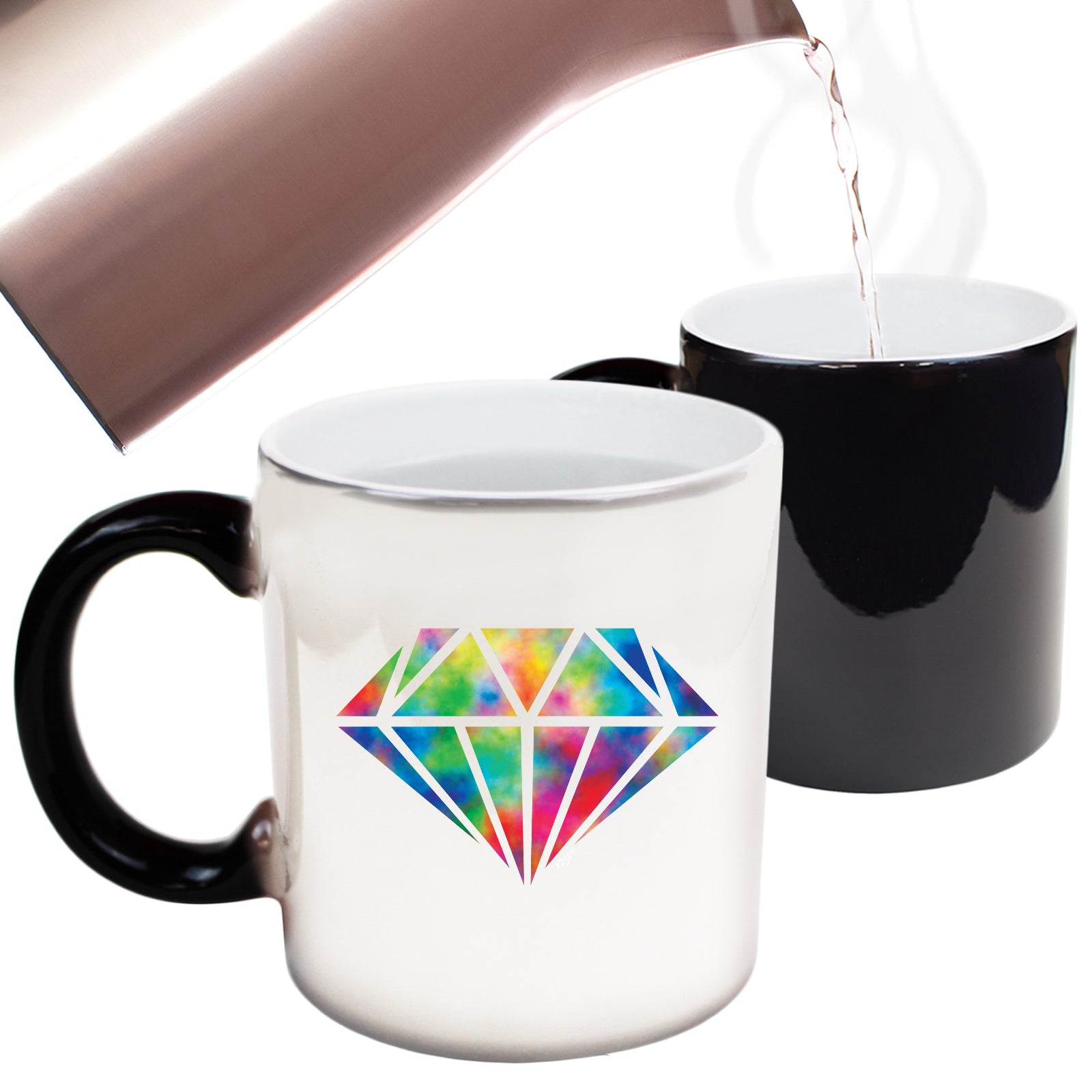 Acid Diamond Retro - Funny Colour Changing Mug