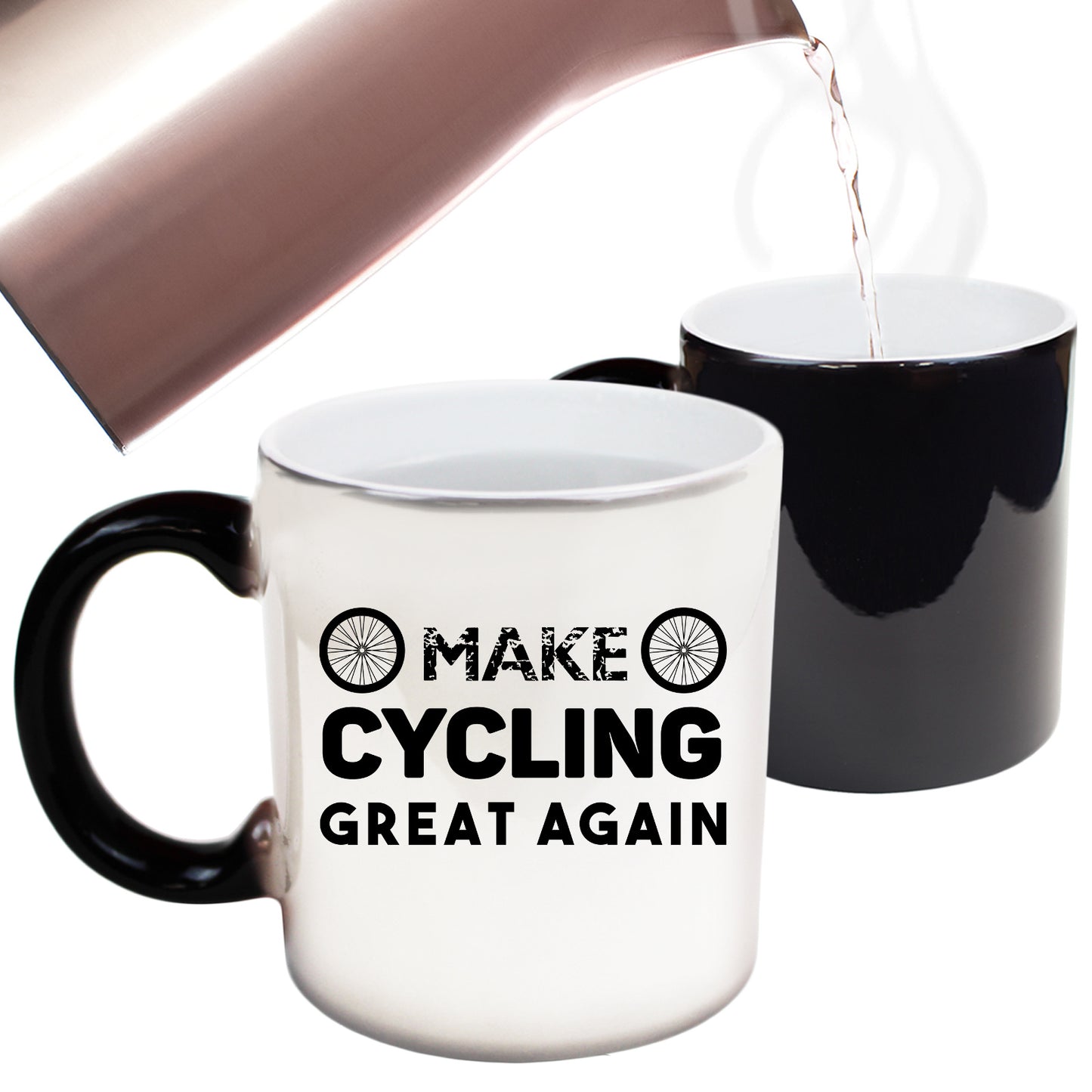 Make Cycling Great Again Bicycle - Funny Colour Changing Mug