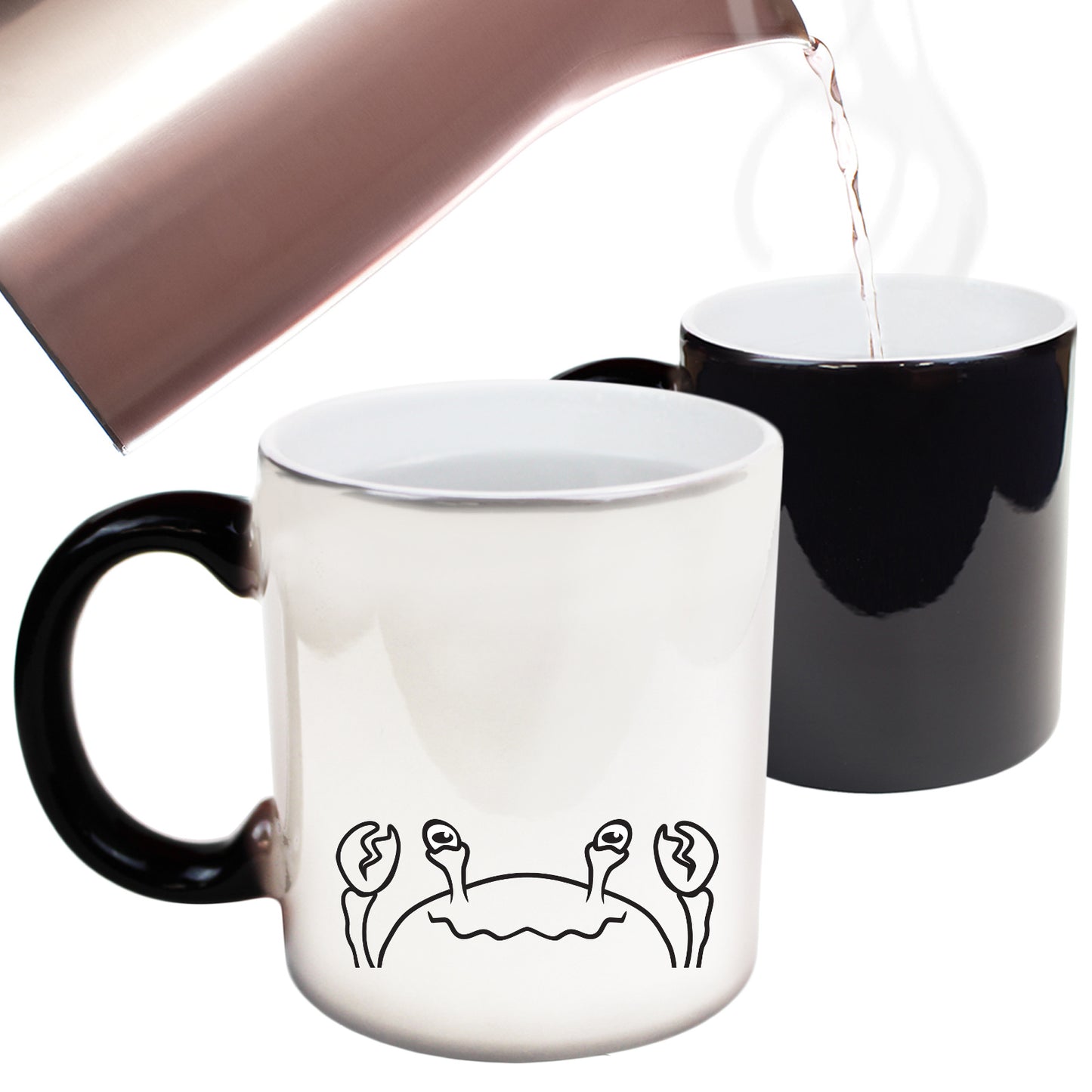 Crab Animal Face Ani Mates - Funny Colour Changing Mug