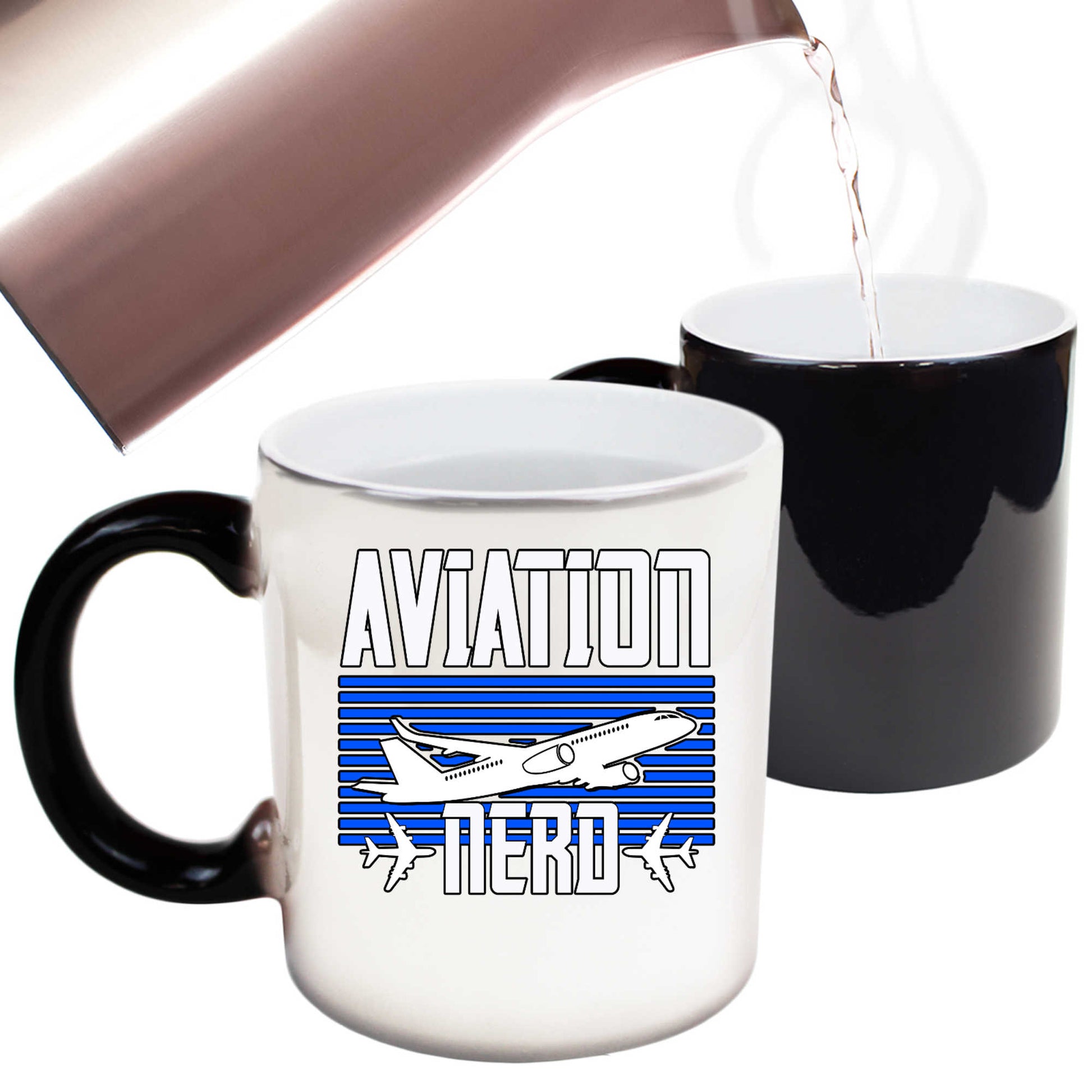 Aviation Nerd Plane - Funny Colour Changing Mug