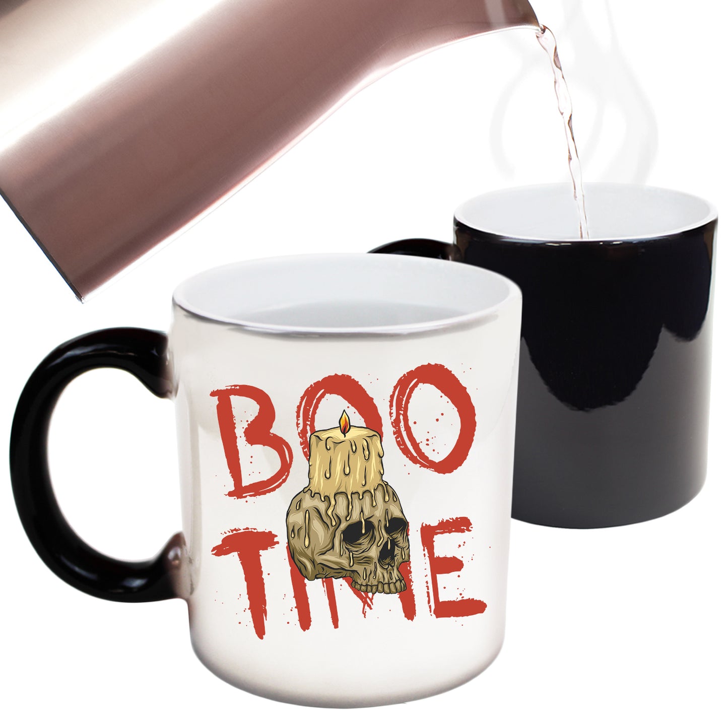 Boo Time Halloween Trick Or Treat - Funny Colour Changing Mug