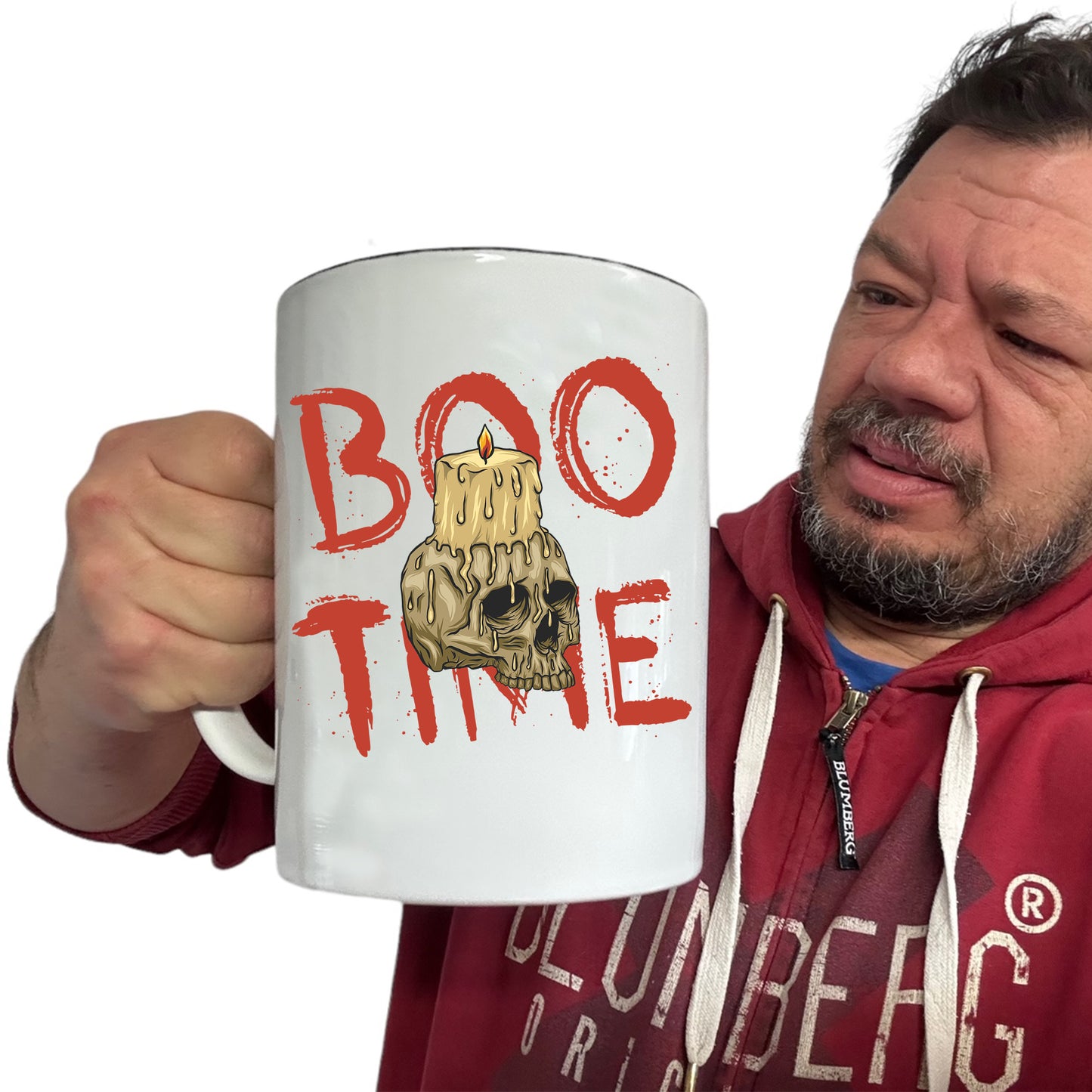 Boo Time Halloween Trick Or Treat - Funny Giant 2 Litre Mug