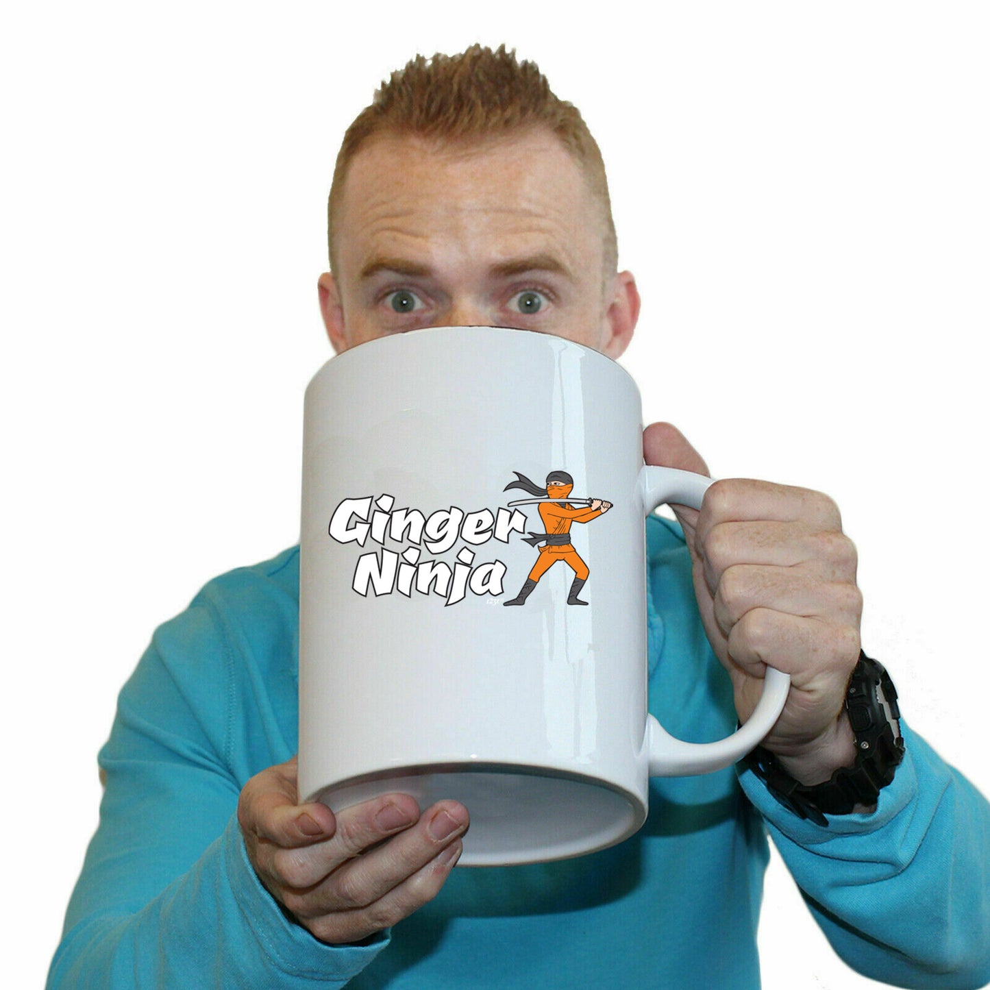 Ginger Ninja - Funny Giant 2 Litre Mug