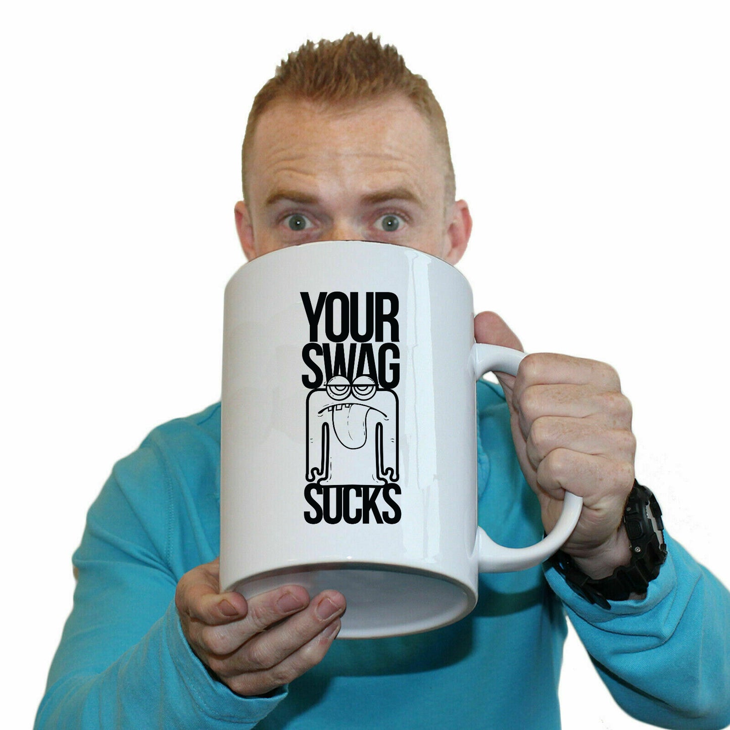 Your Swag Sucks Camping Sleeping Bag - Funny Giant 2 Litre Mug