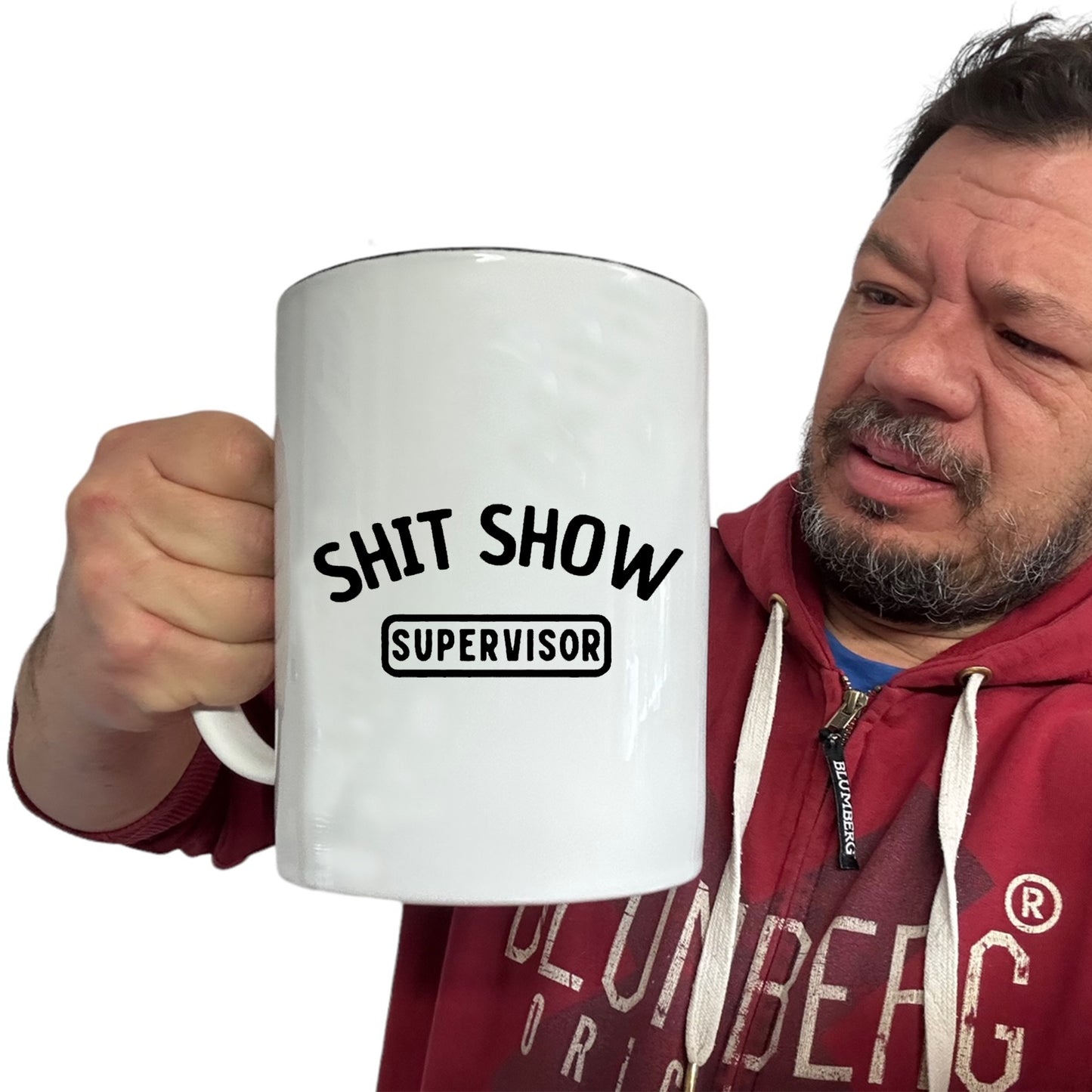 Shit Show Supervisor V1 - Funny Giant 2 Litre Mug