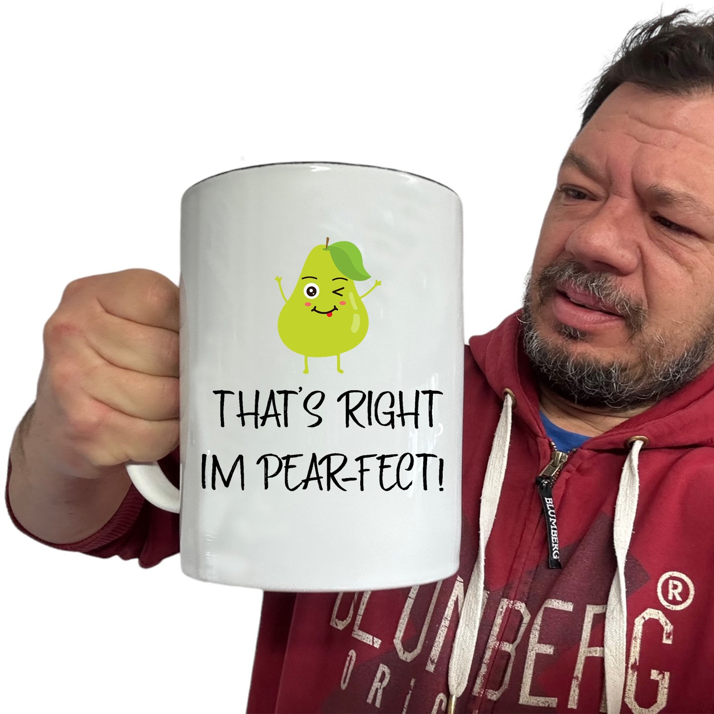 Thats Right Im Pear Fect Pear Perfect - Funny Giant 2 Litre Mug