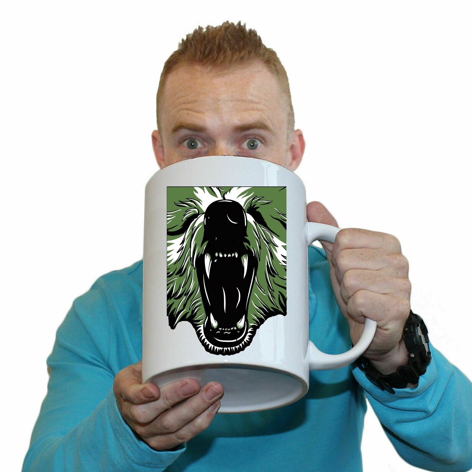 Bear Arhh Animal Fashion - Funny Giant 2 Litre Mug