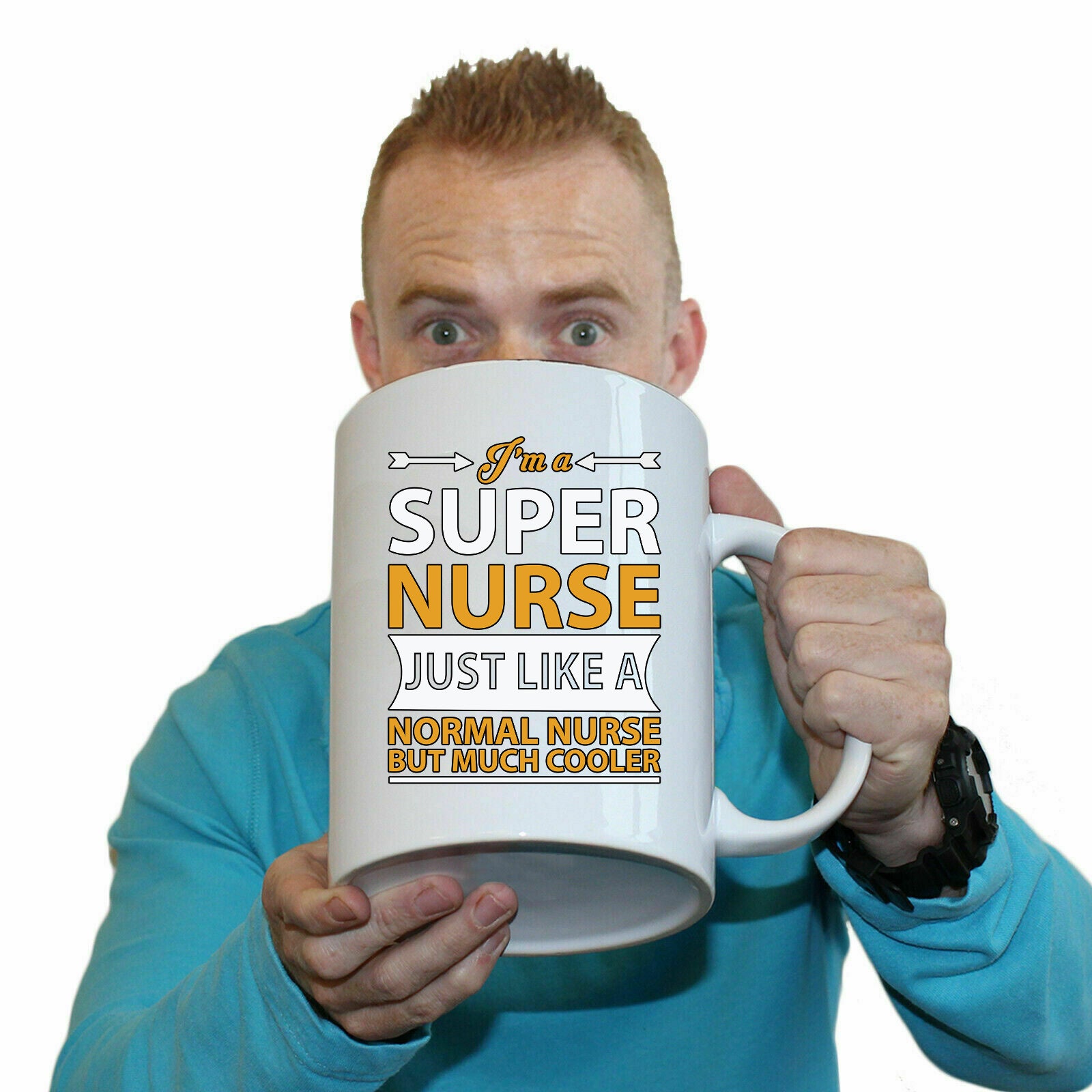 Super Nurse Much Cooler - Funny Giant 2 Litre Mug