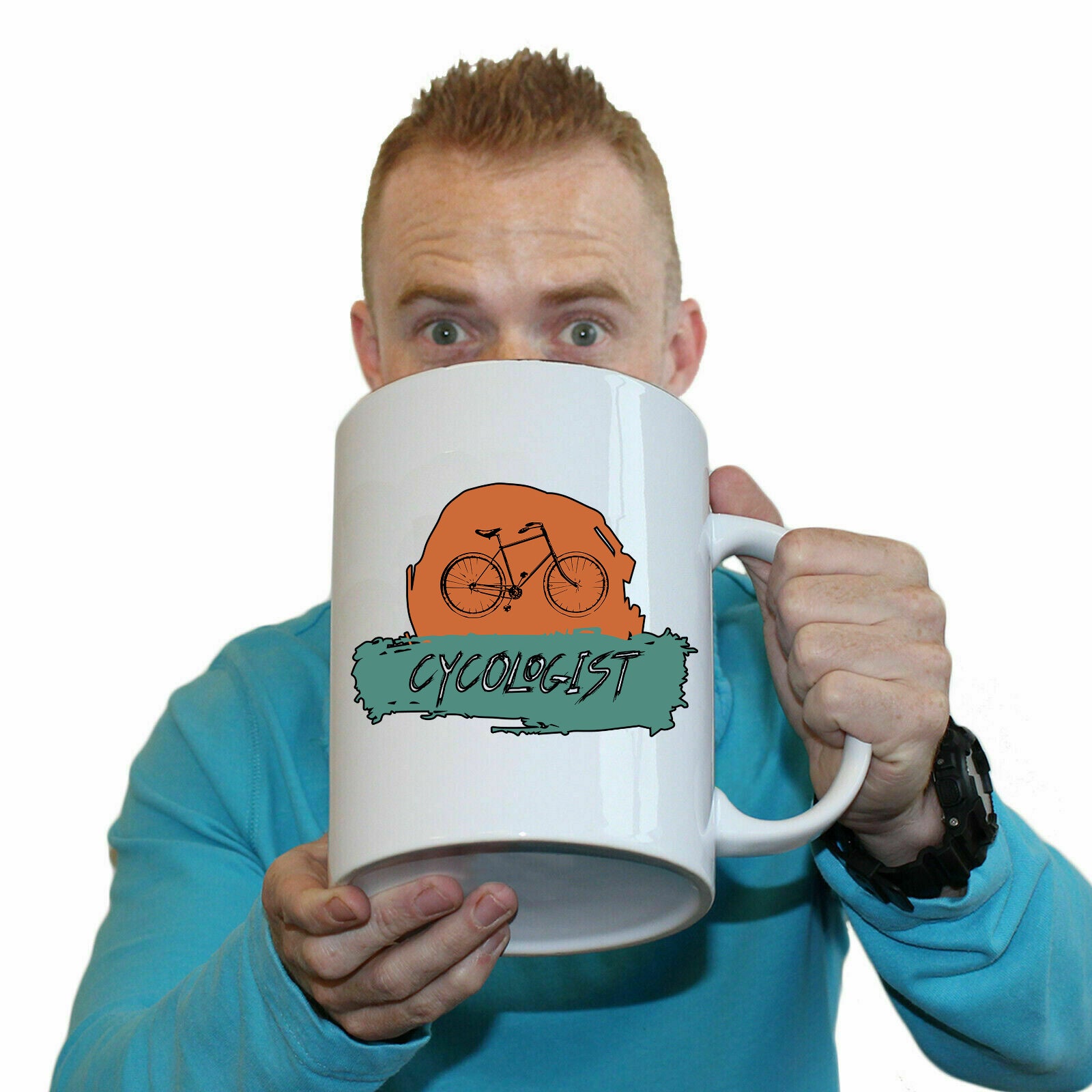 Cycologist Cycling Bicycle Bike - Funny Giant 2 Litre Mug