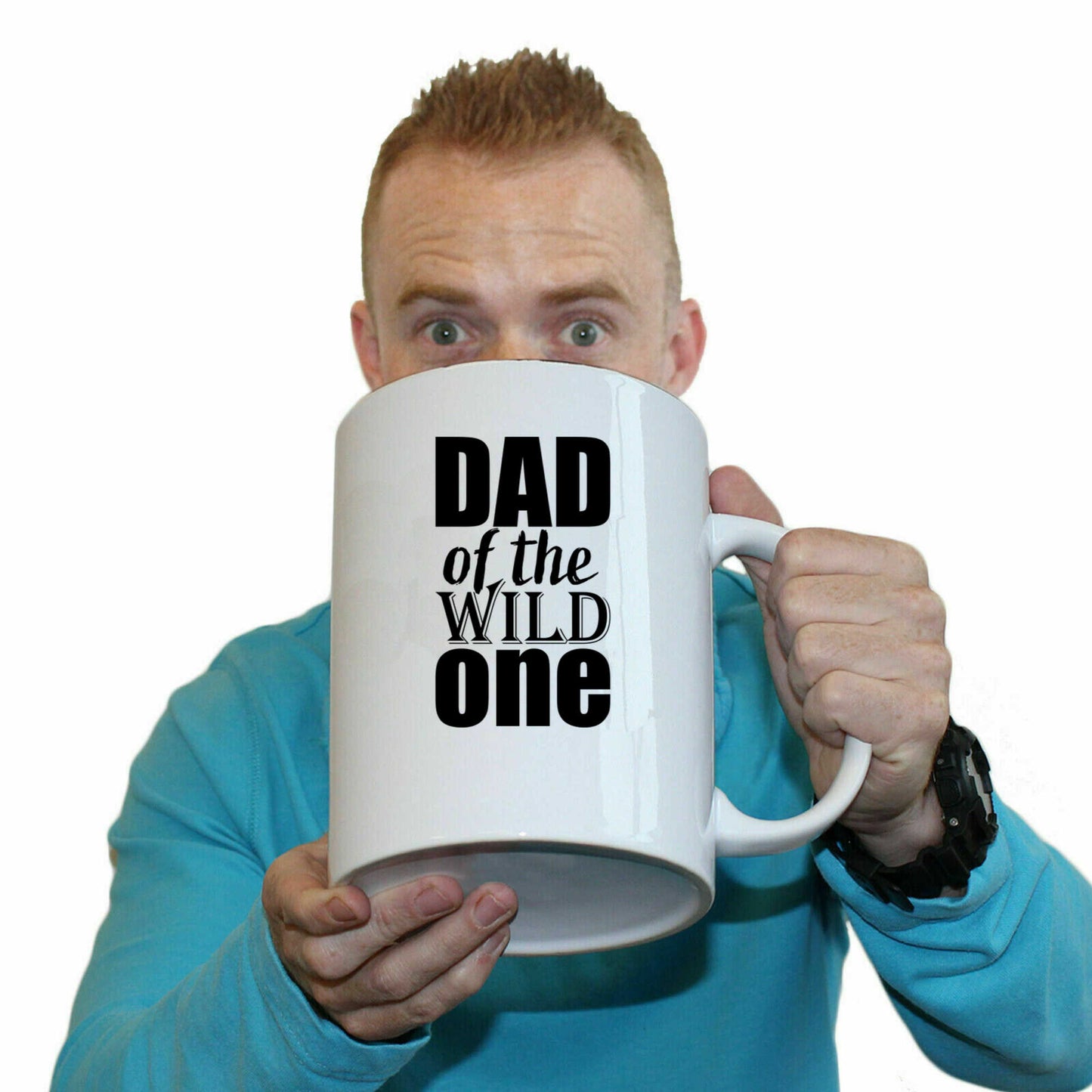 Dad Of The Wild One Father - Funny Giant 2 Litre Mug