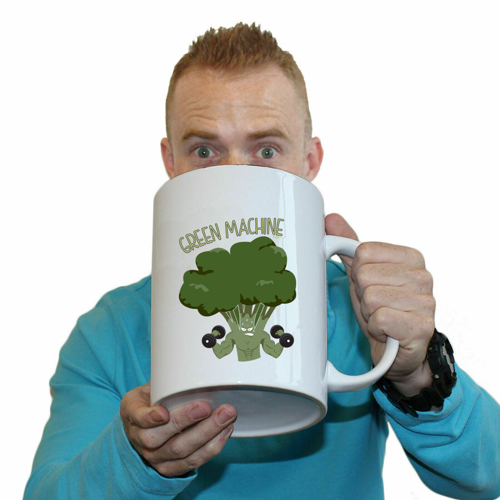 Green Machine Gym - Funny Giant 2 Litre Mug