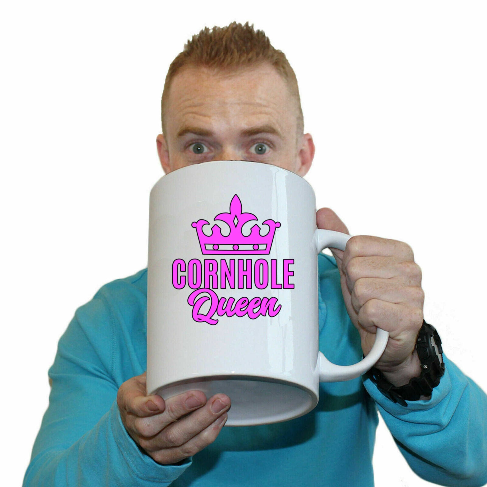 Cornhole Queen - Funny Giant 2 Litre Mug