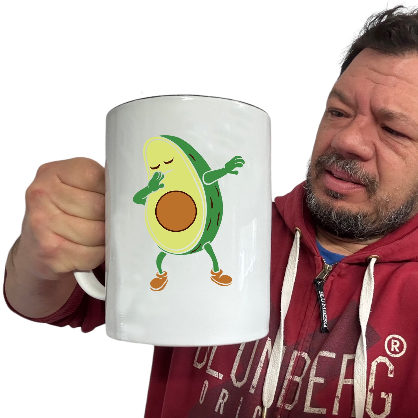 Avocado Dabbing Dancing Fashion - Funny Giant 2 Litre Mug